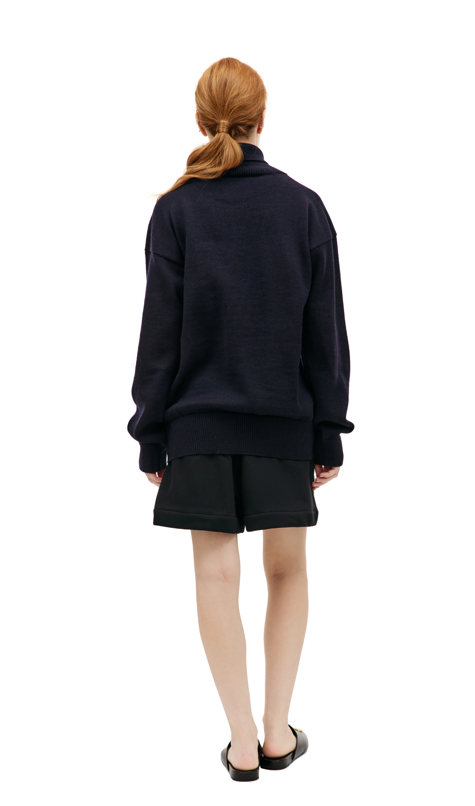 Jil Sander Шерстяной свитер с высоким горлом