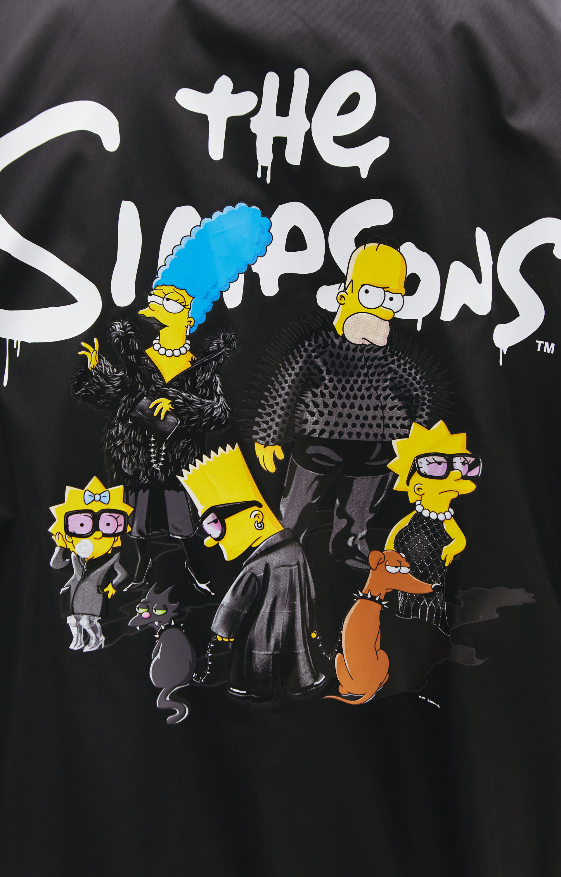 Balenciaga Ветровка Balenciaga X The Simpsons с принтом