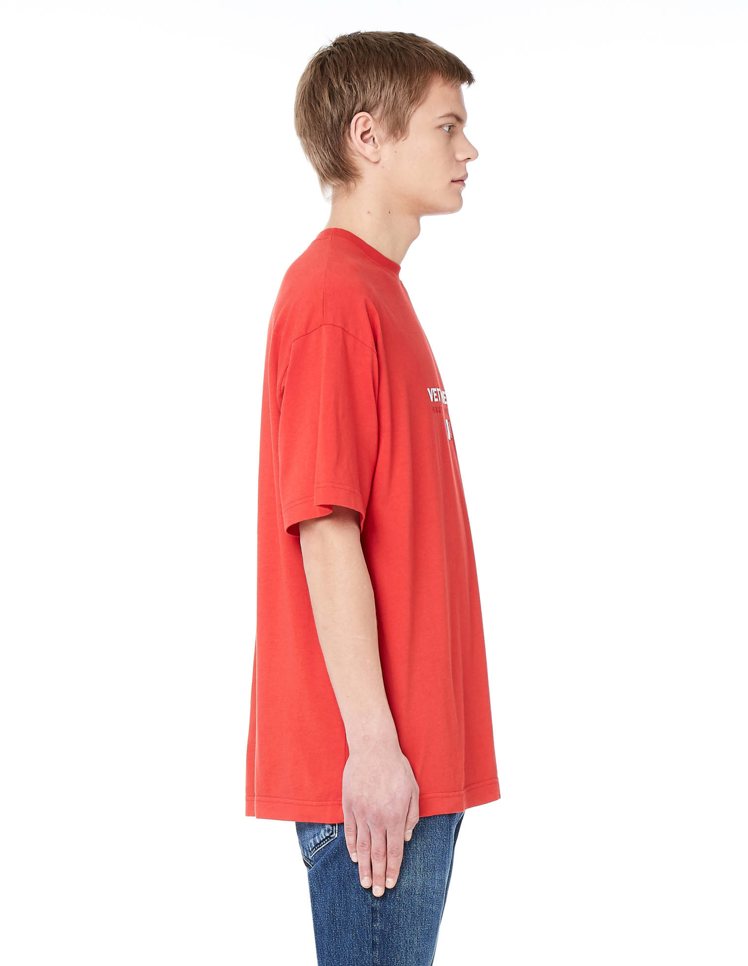 VETEMENTS Футболка из хлопка Haute Couture