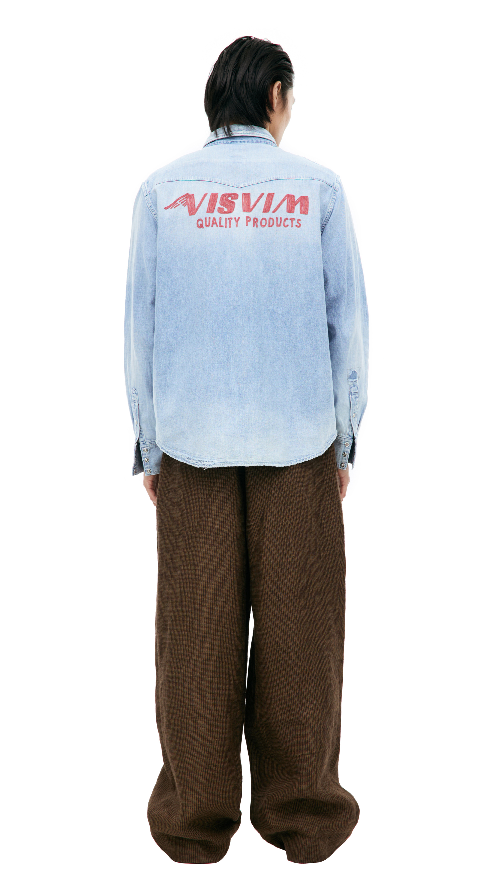 visvim Джинсовая рубашка с логотипом