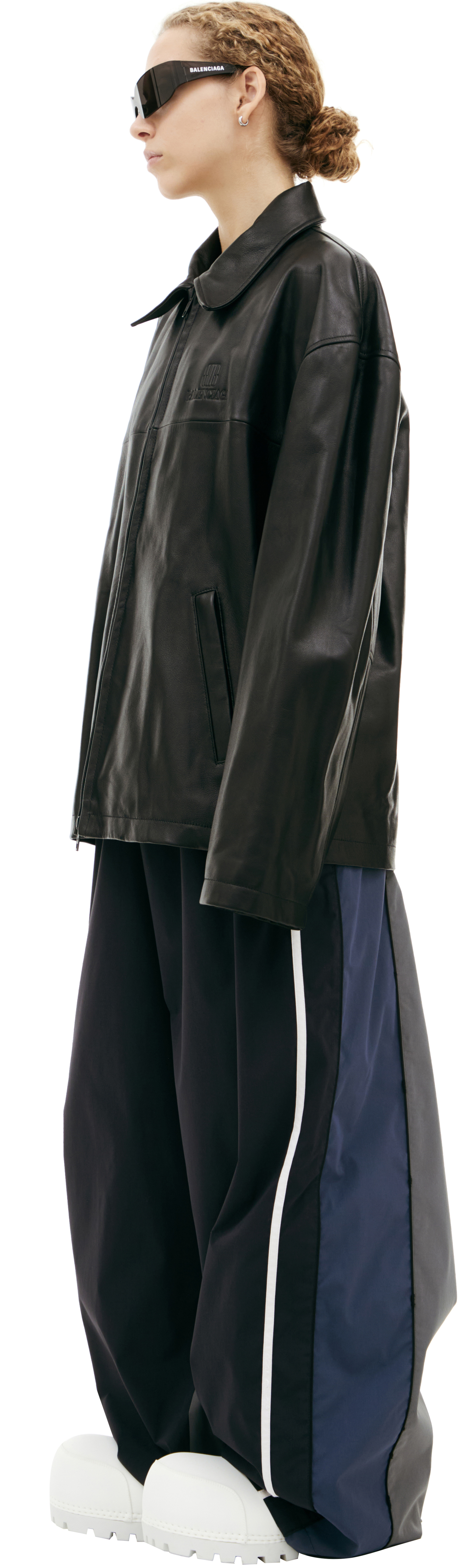 Balenciaga Черная куртка из кожи