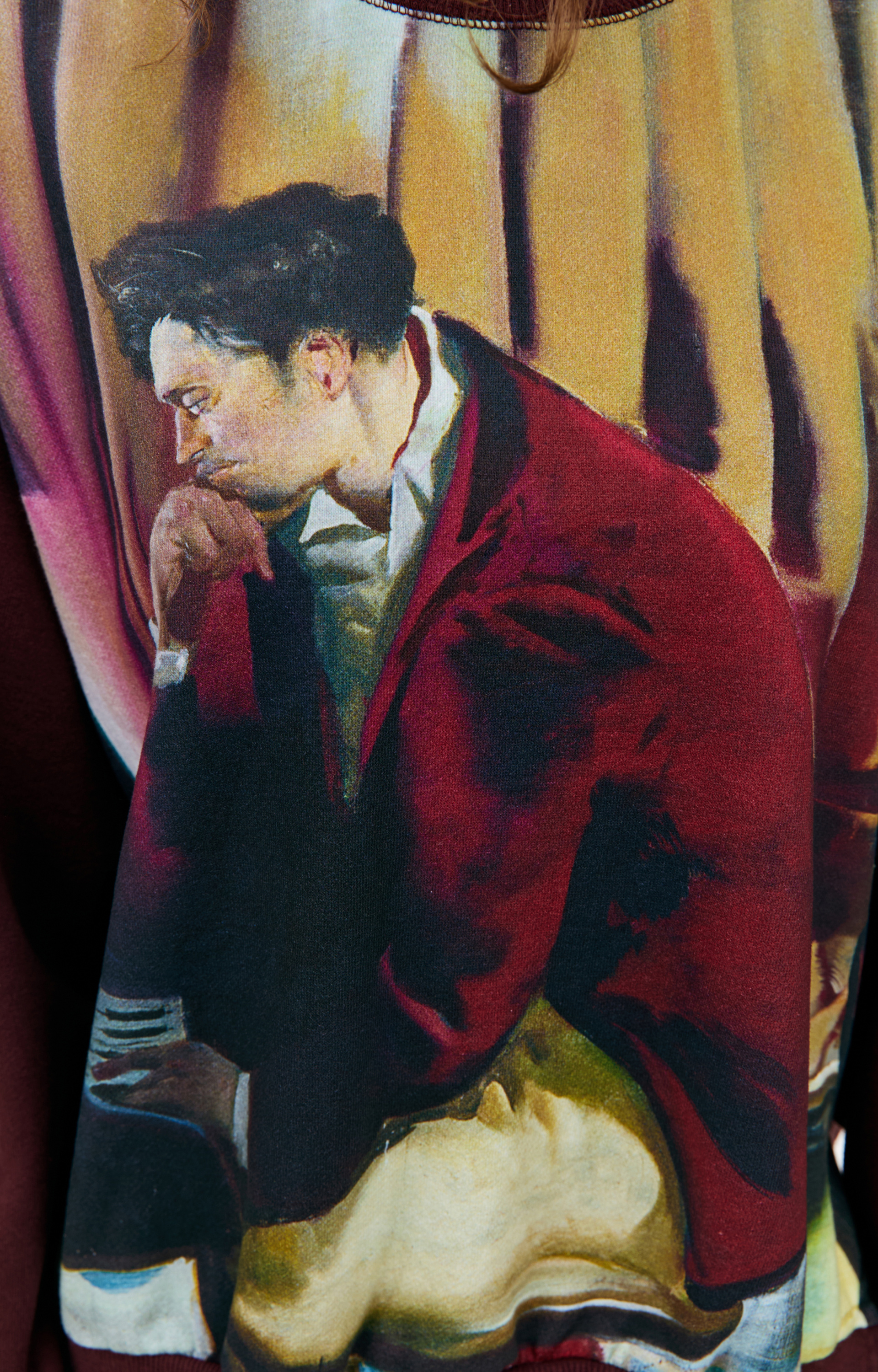 Undercover Асимметричный свитшот с принтом