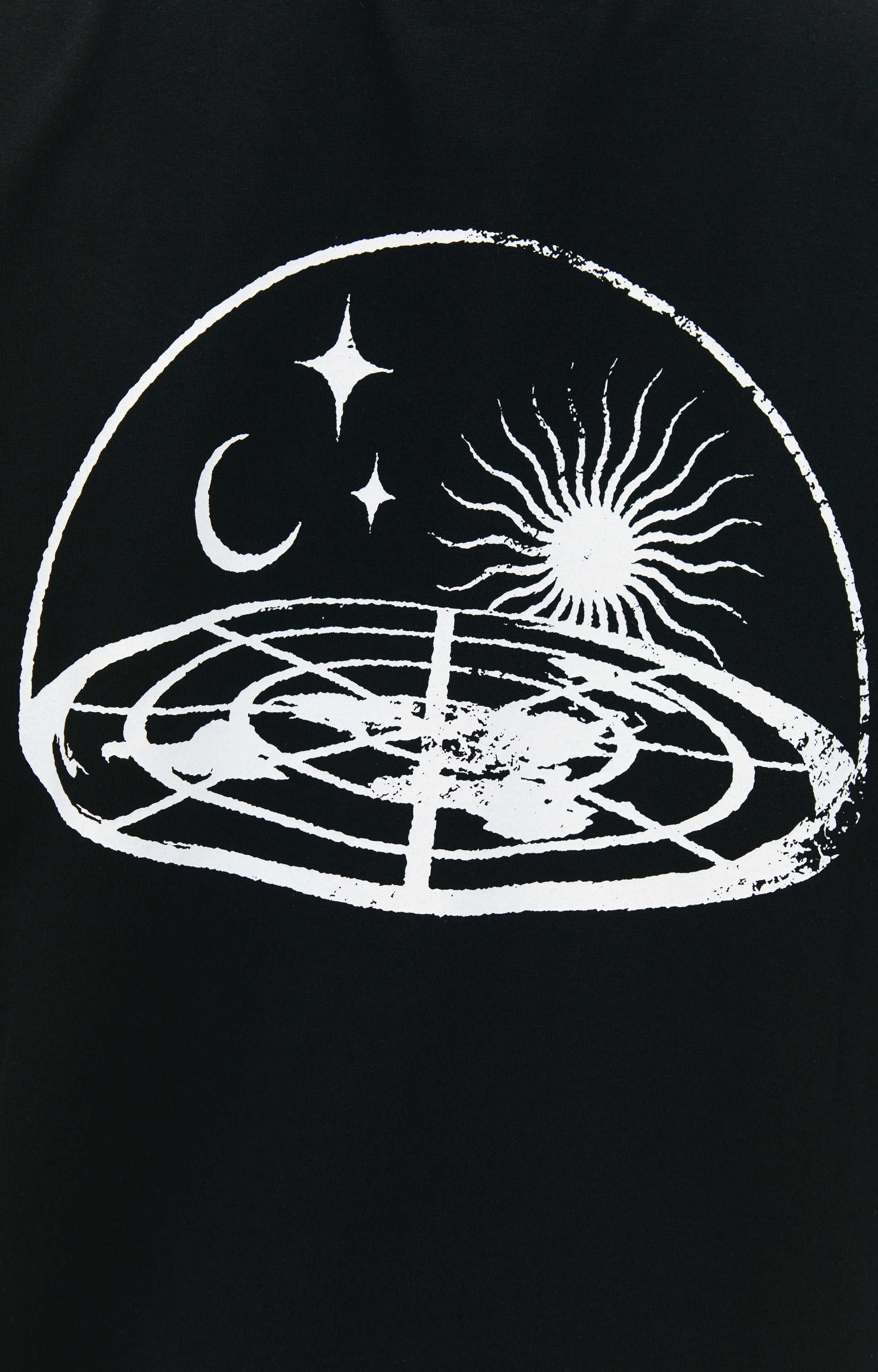 VETEMENTS Оверсайз футболка \'The Earth is flat\'