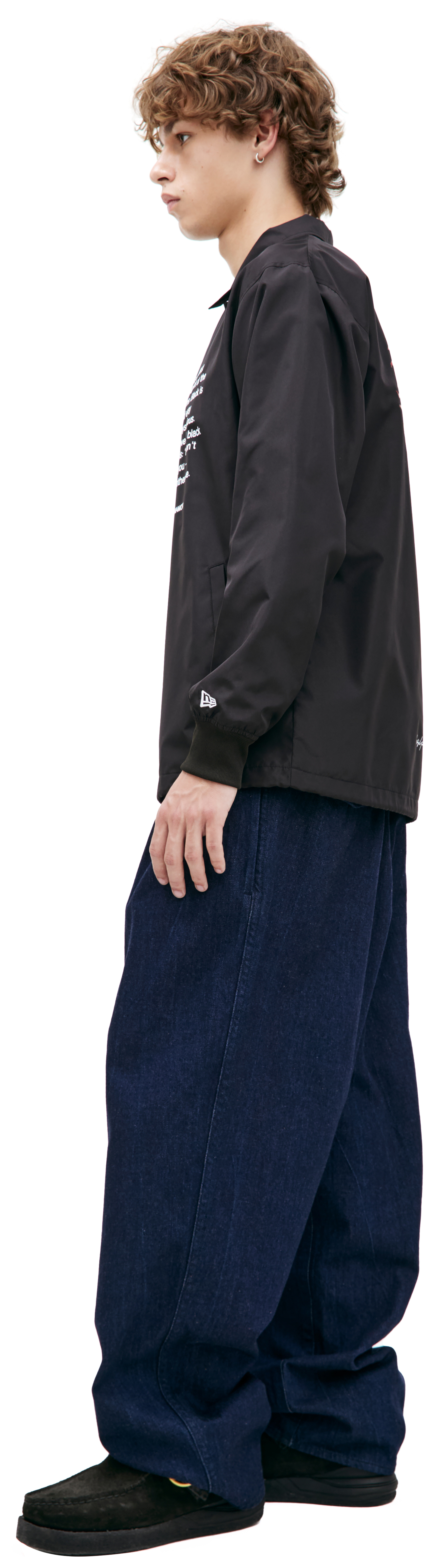 Yohji Yamamoto Куртка с принтом Yohji Yamamoto x NEW ERA