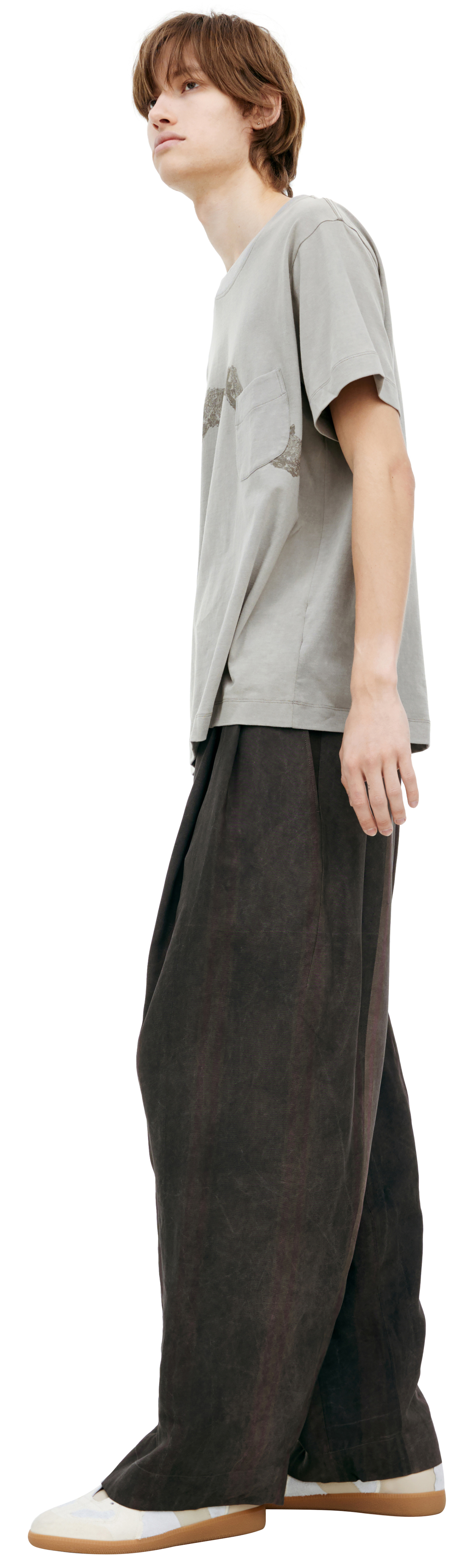 Ziggy Chen Футболка с накладным карманом