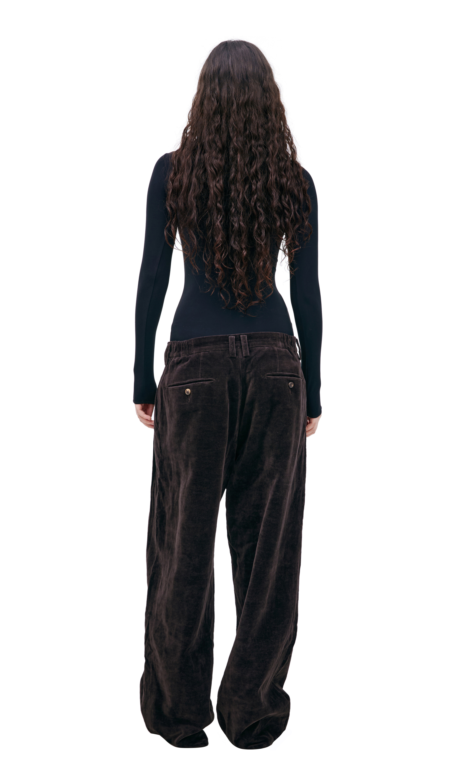 Ziggy Chen Бархатные брюки