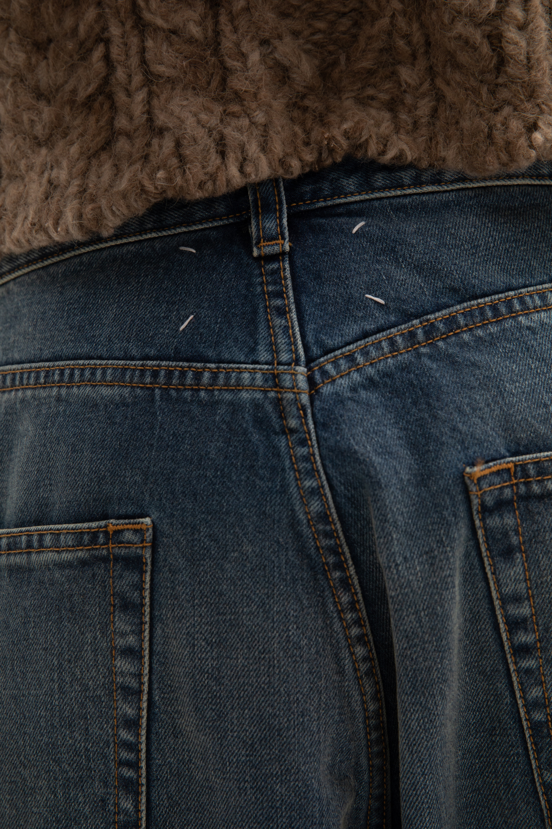 Maison Margiela Прямые джинсы с низкой посадкой