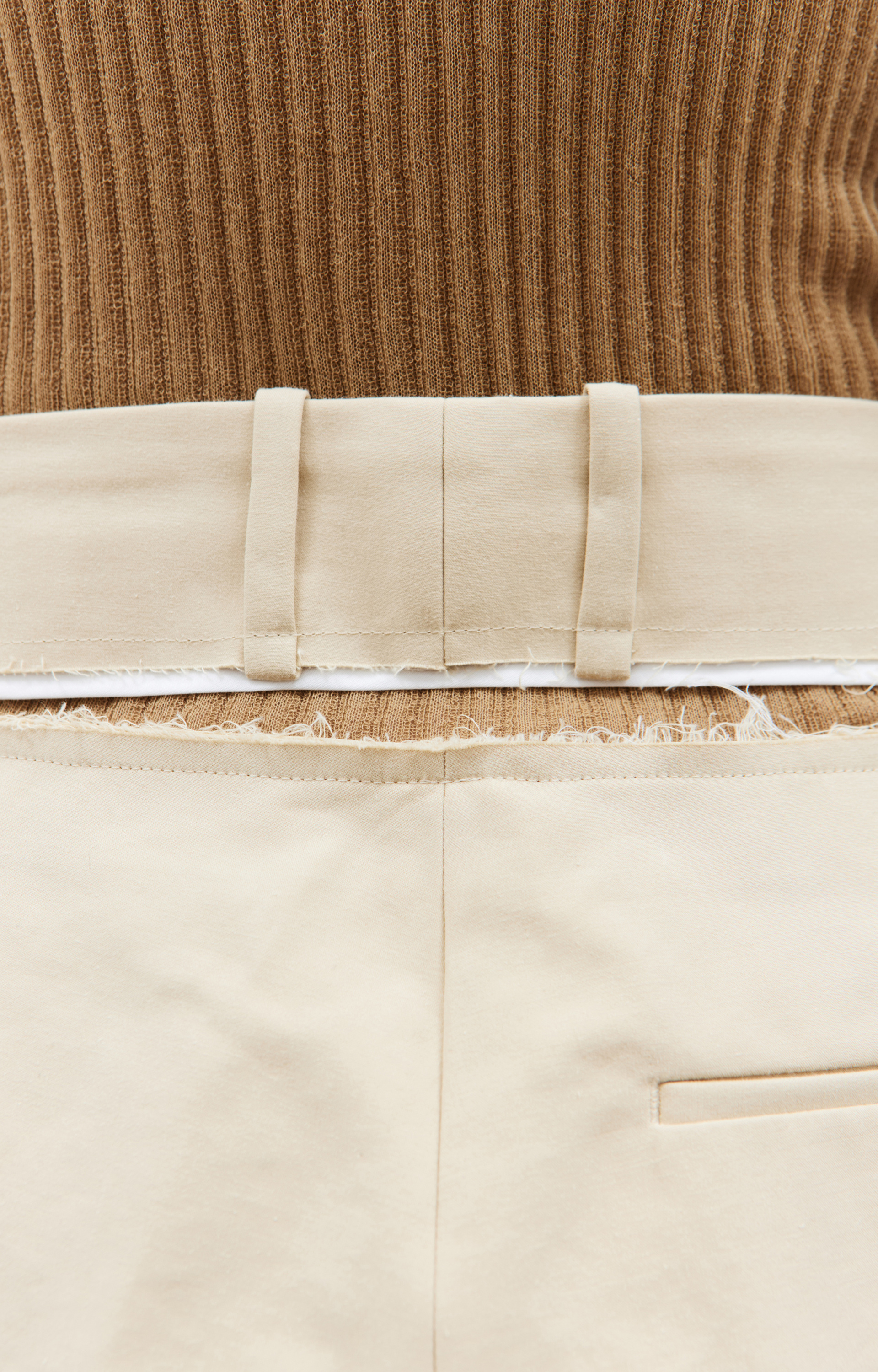 QUIRA Широкие брюки с вырезом на поясе