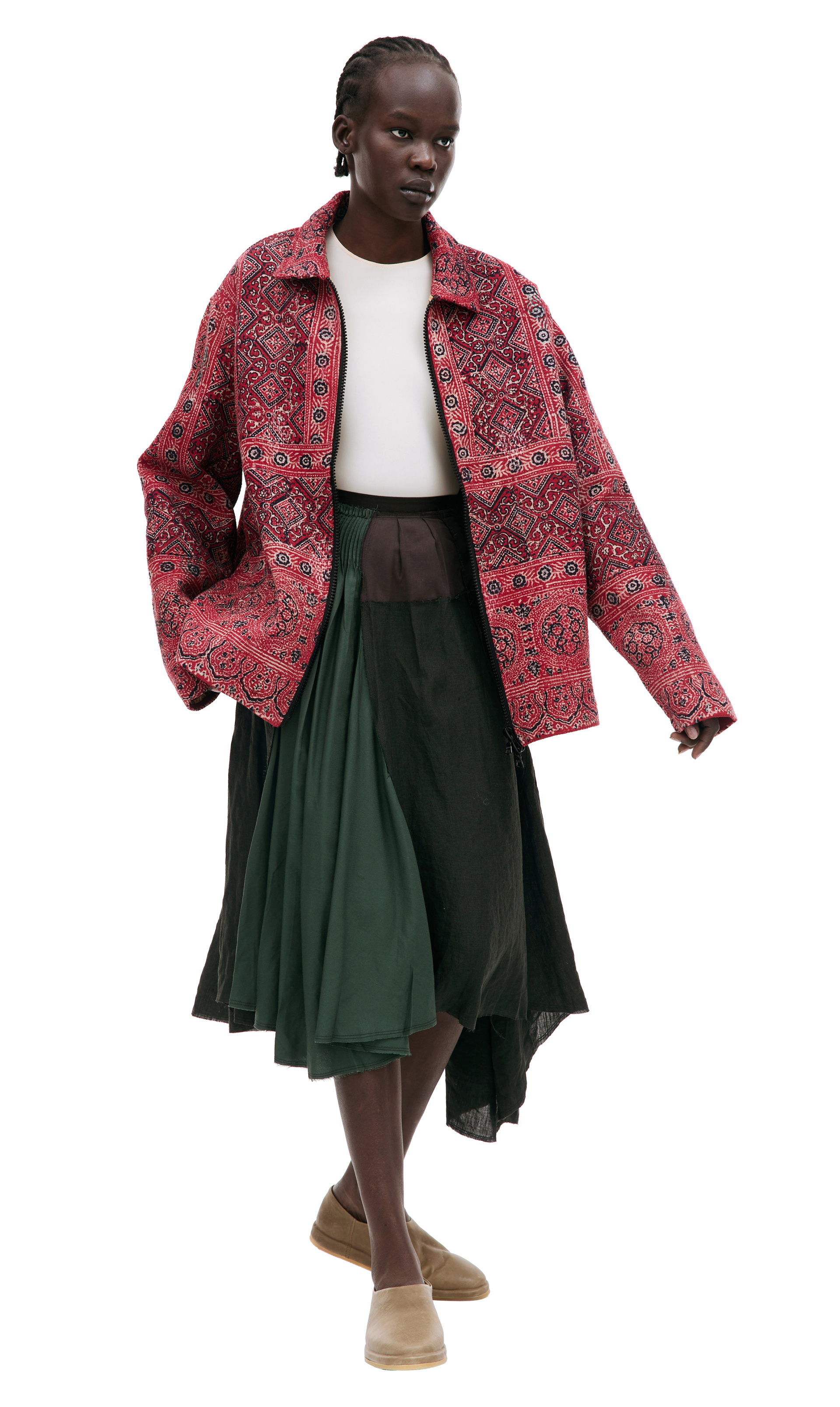 KARU RESEARCH Стеганая куртка на молнии