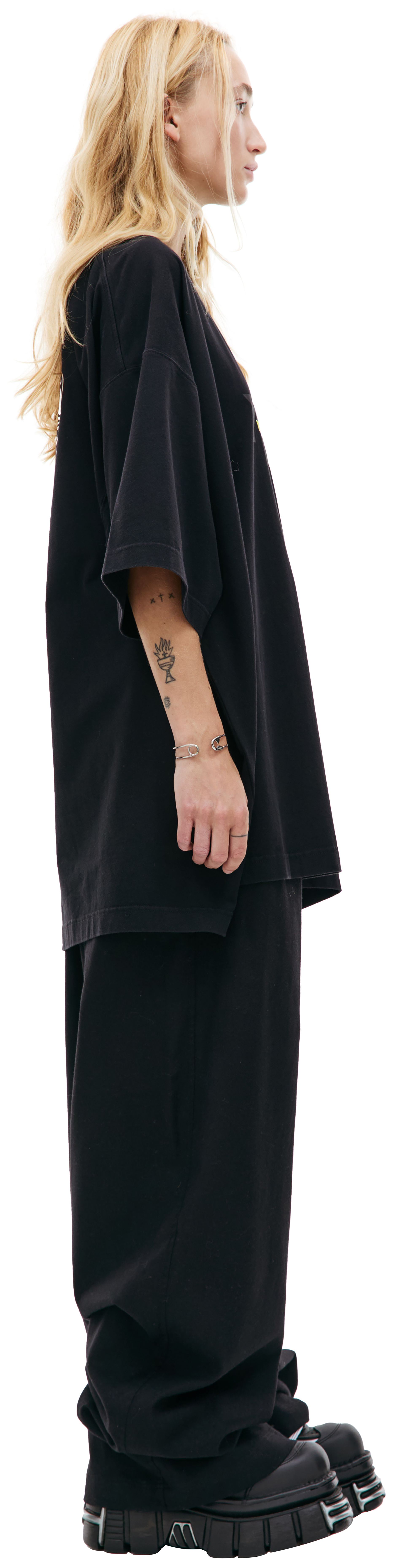 VETEMENTS Оверсайз футболка с принтом \'Y2K\'