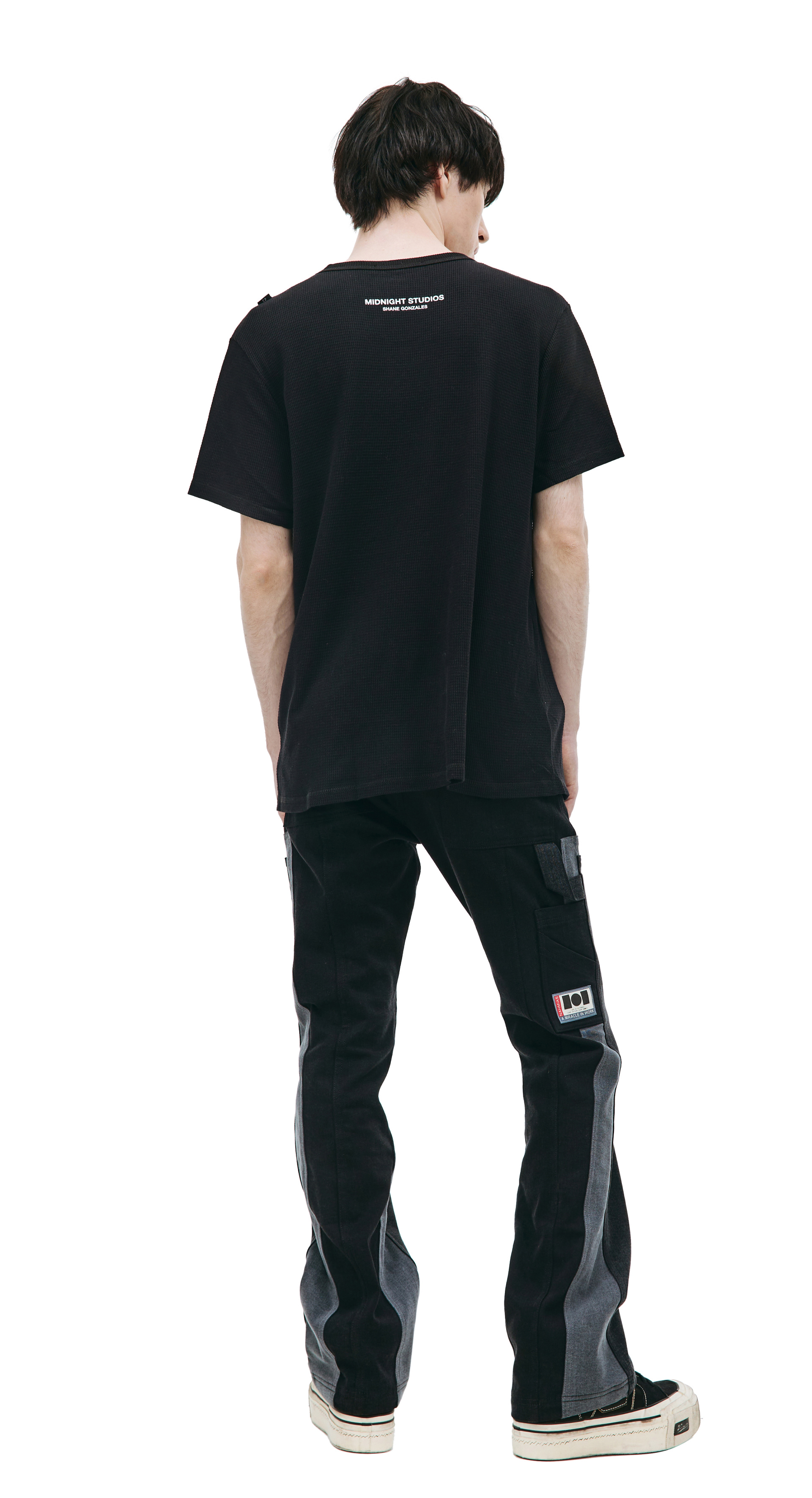 Midnight Studios Черная футболка с принтом