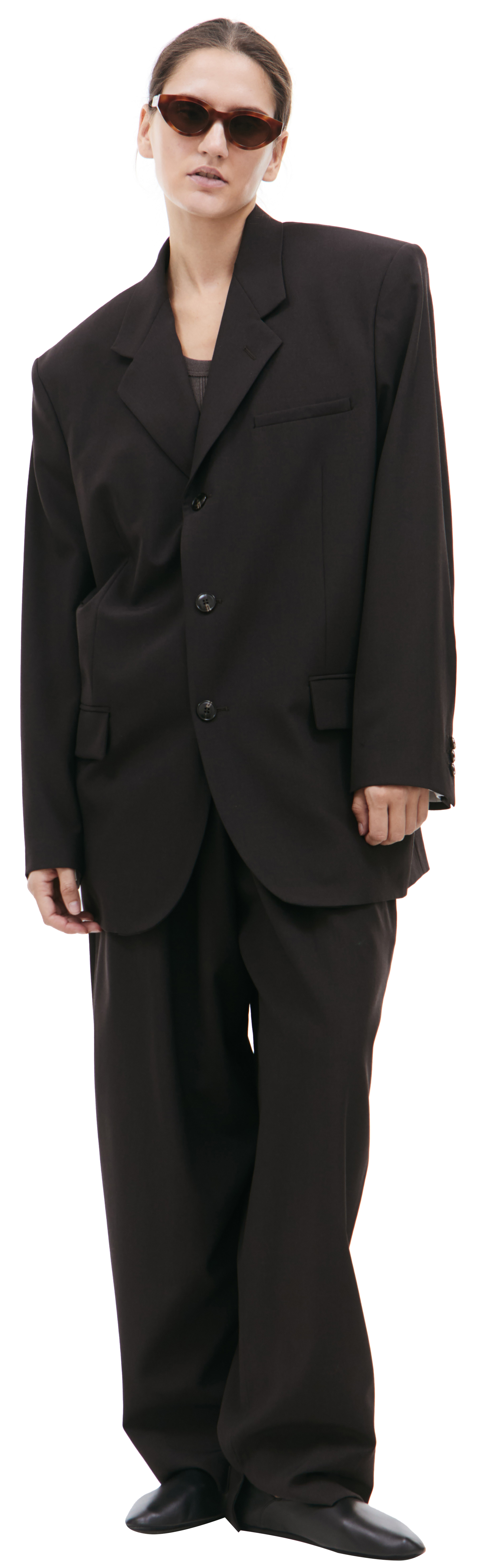 QUIRA Однобортный оверсайз жакет