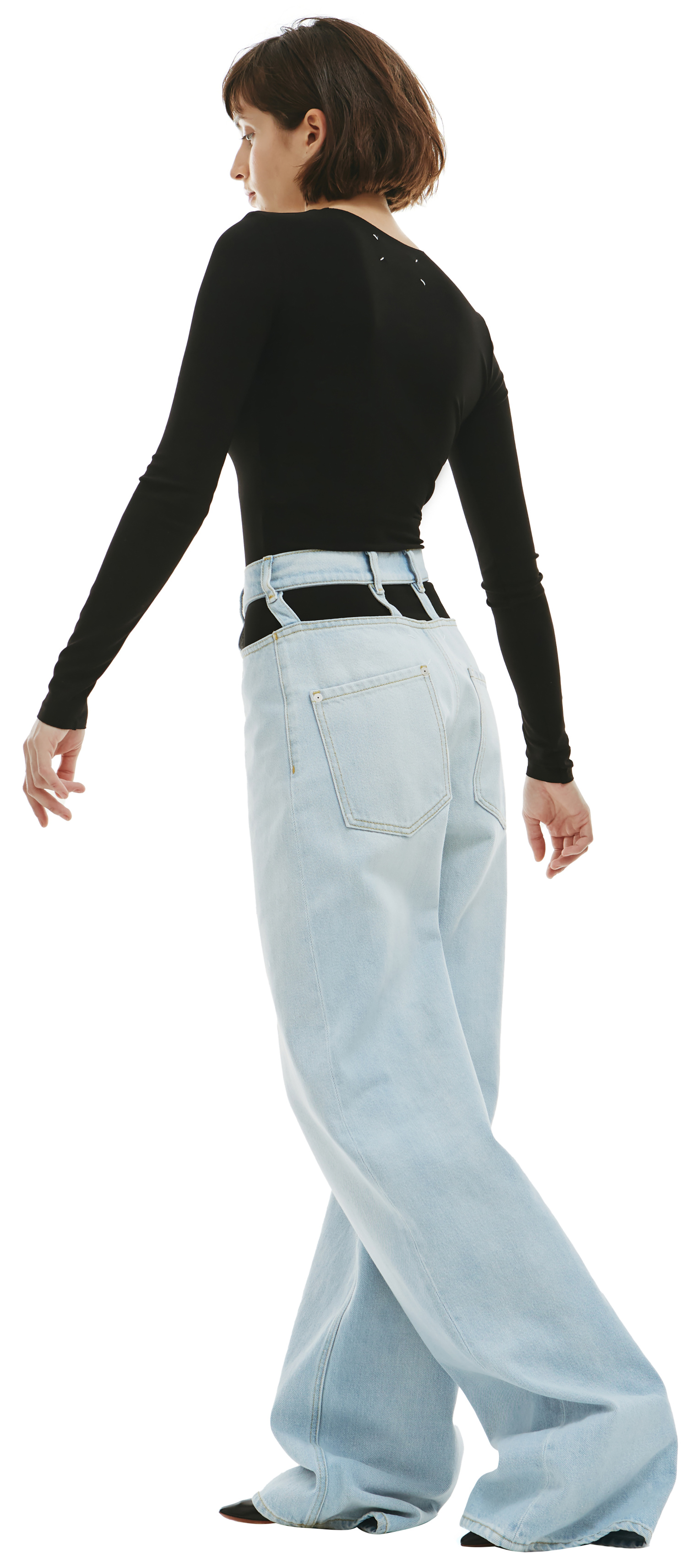 Maison Margiela Широкие джинсы