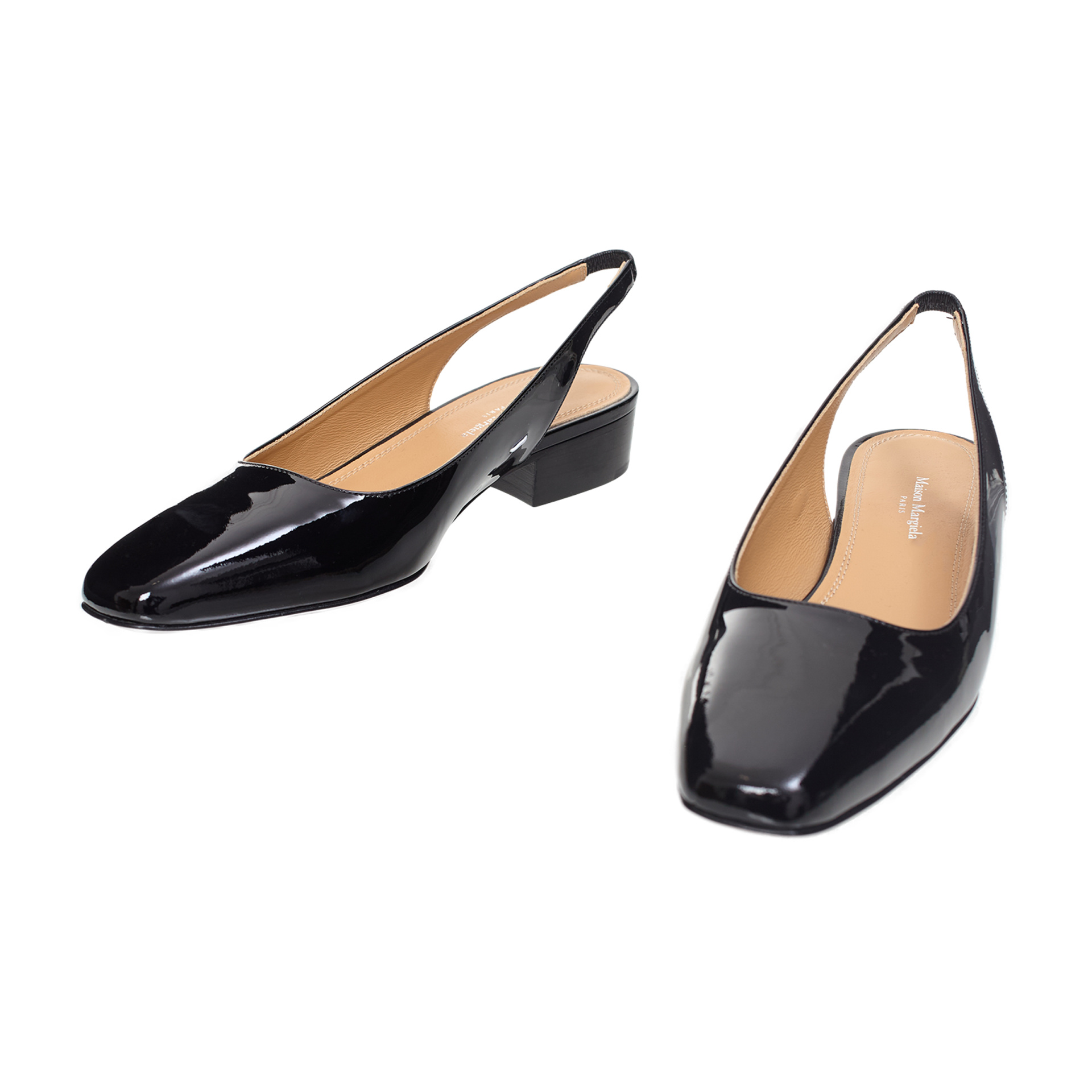 Maison Margiela Лакированные туфли из кожи