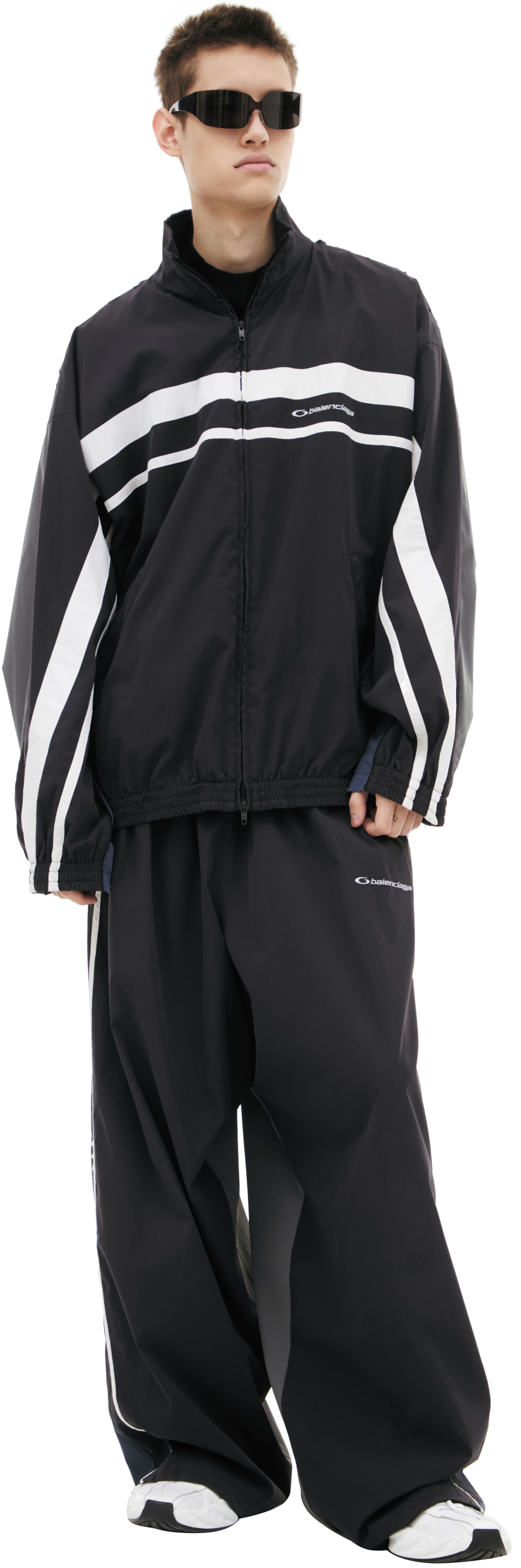 Balenciaga Черная куртка с логотипом