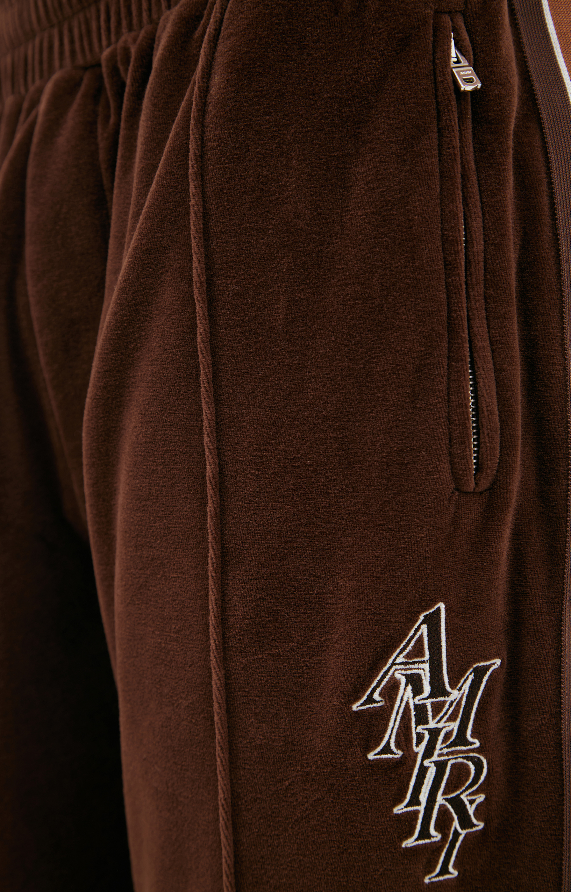 AMIRI Велюровые брюки с логотипом