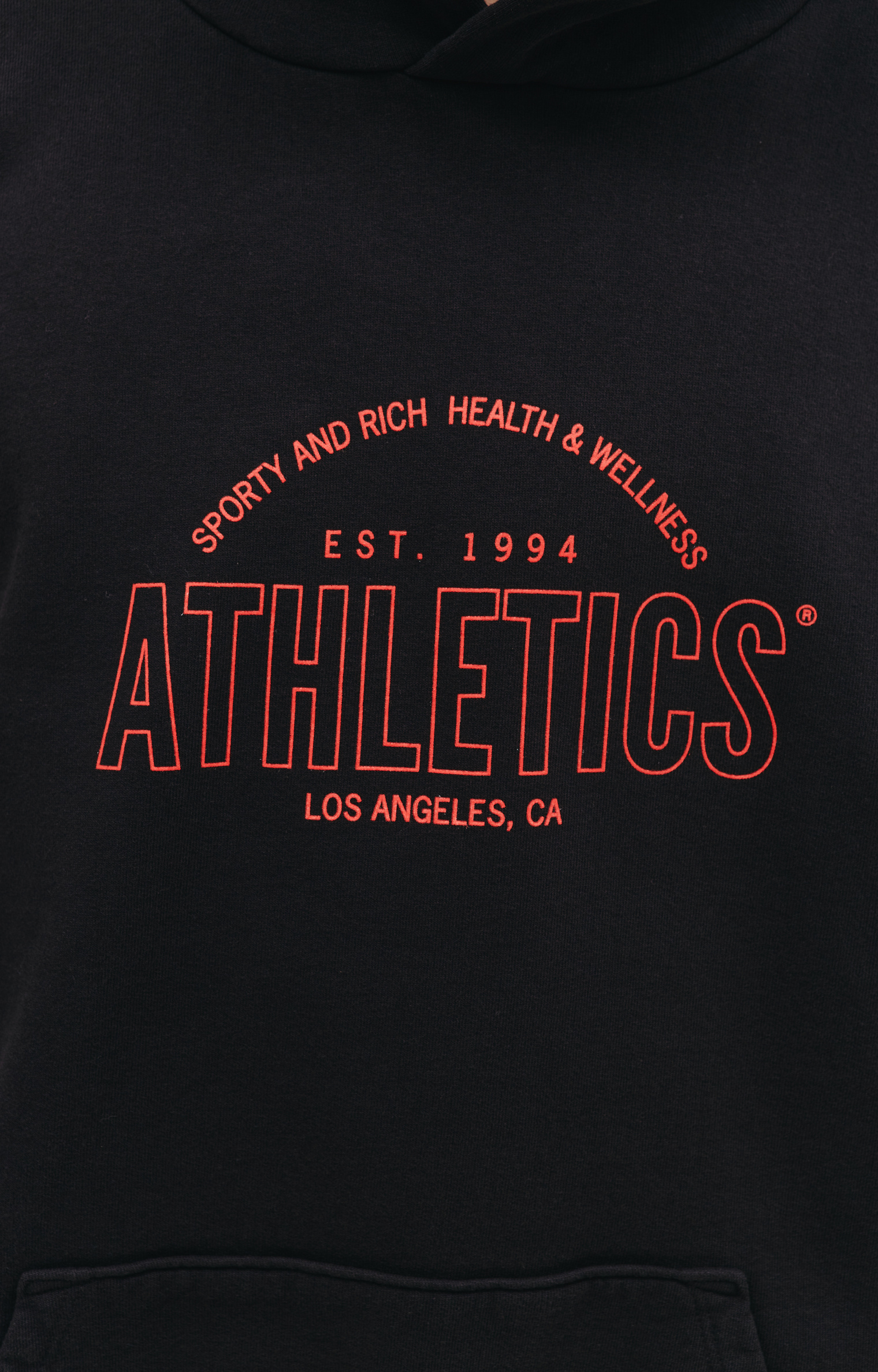SPORTY & RICH Худи с принтом Athletics