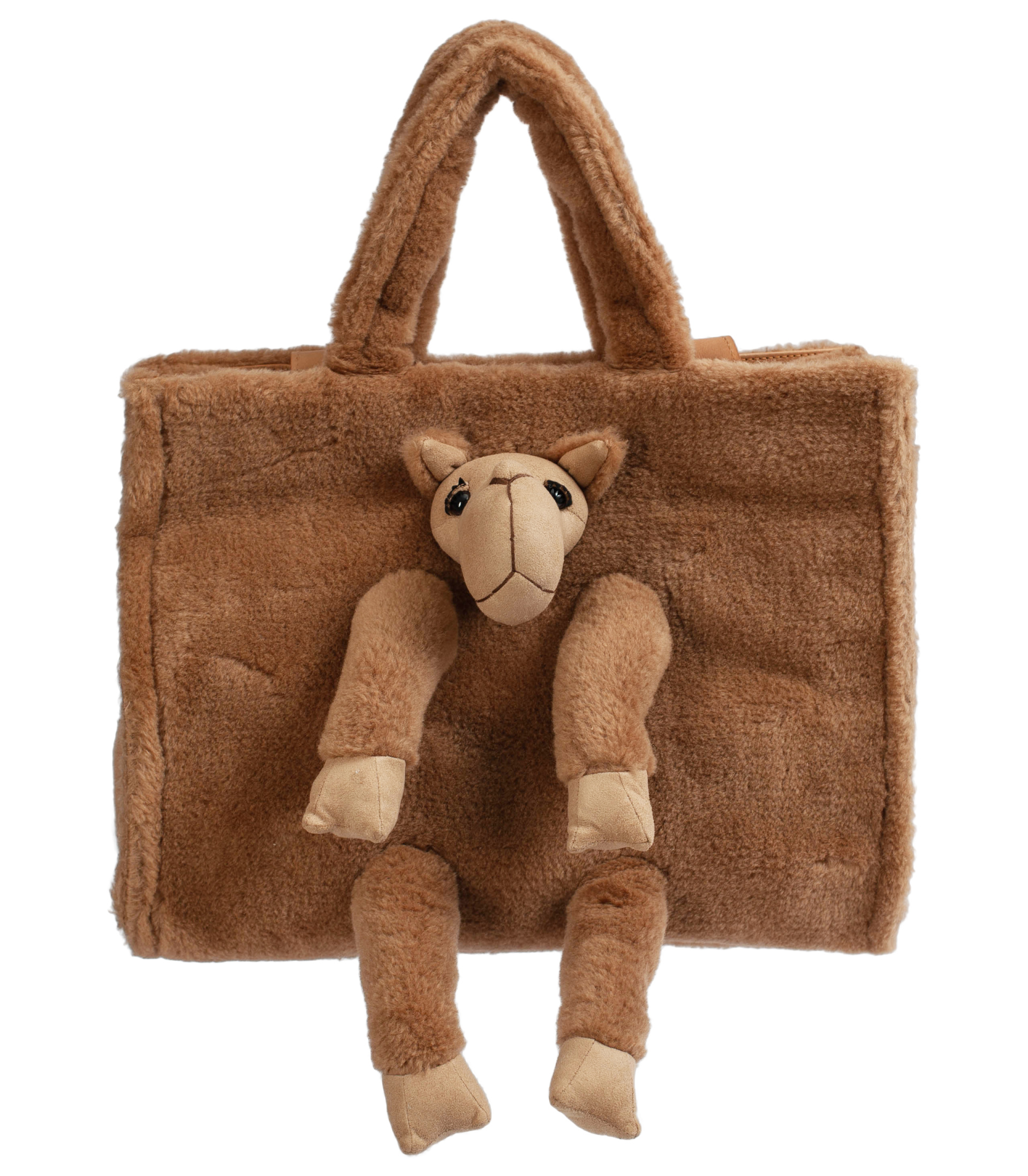 Doublet Бежевая сумка с пришитой игрушкой