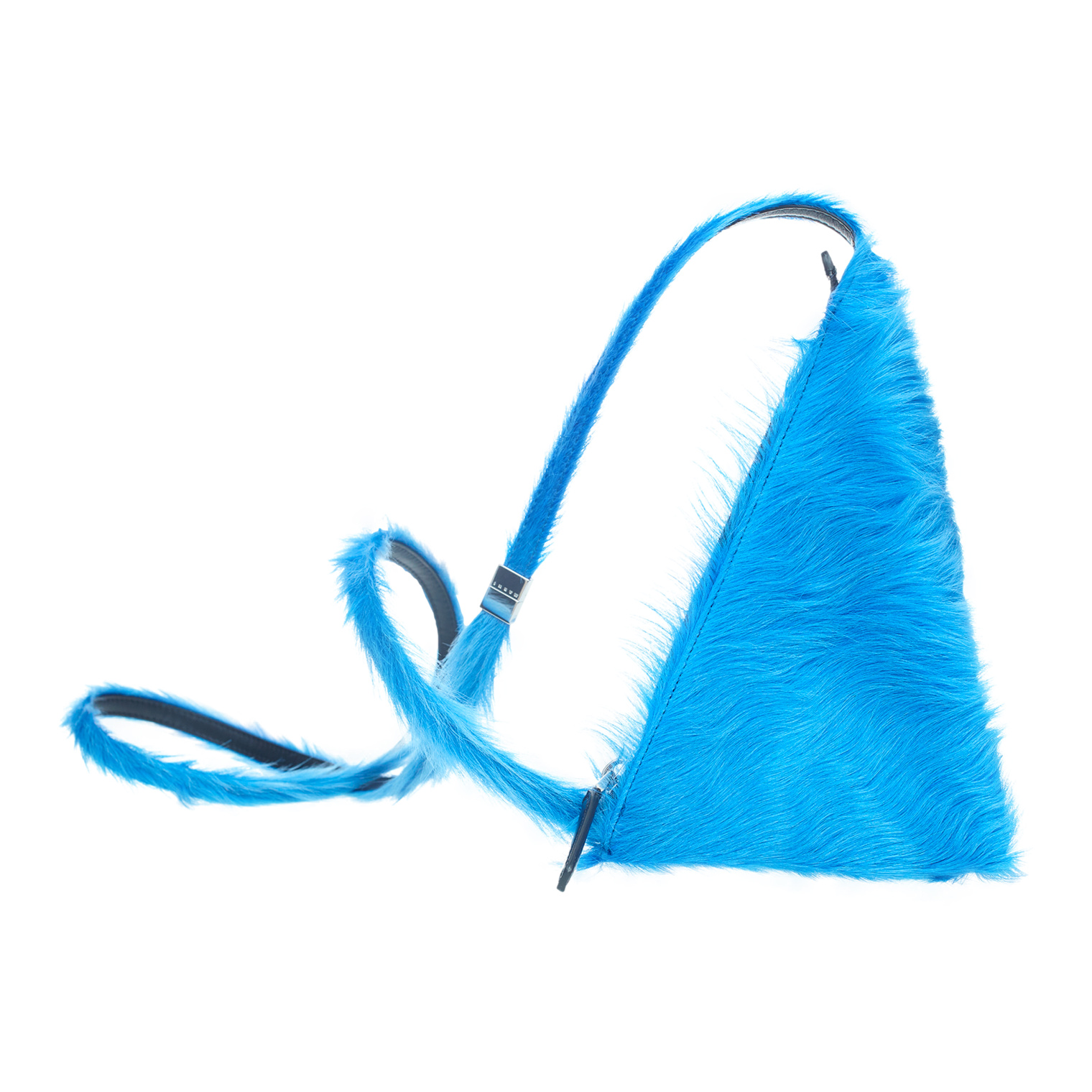 Marni Сумка Prisma Triangle из меха пони