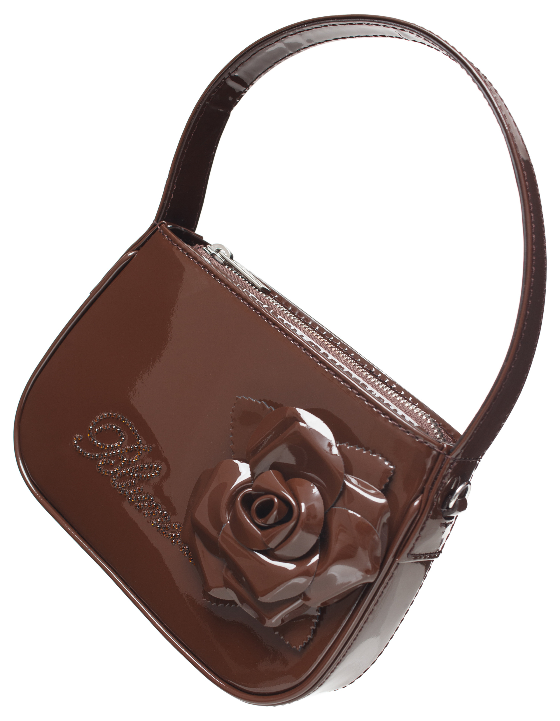 Blumarine Сумка Borsa mini из лакированной кожи