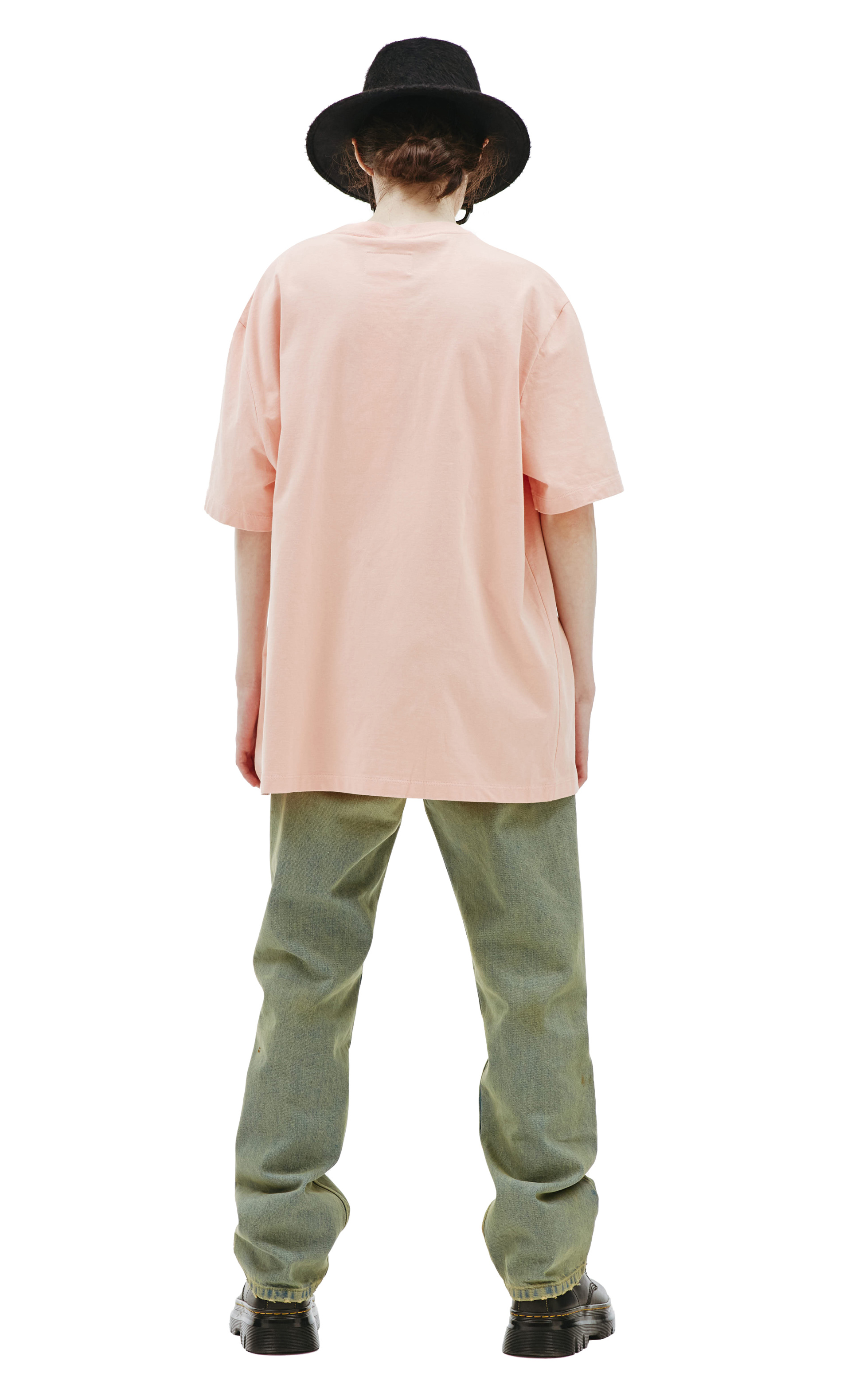 Doublet Футболка из хлопка с нашивкой