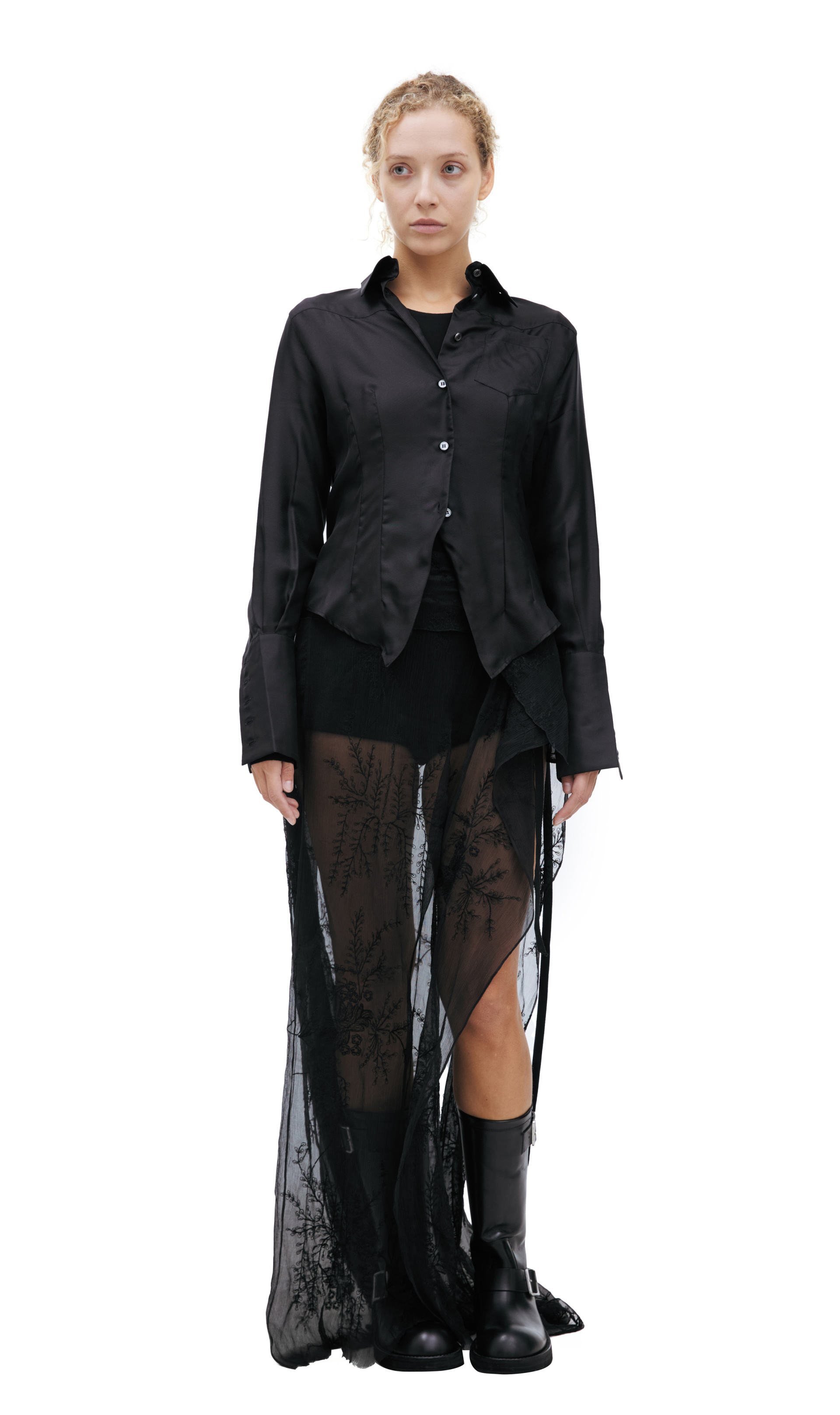Ann Demeulemeester Юбка Lona на завязках