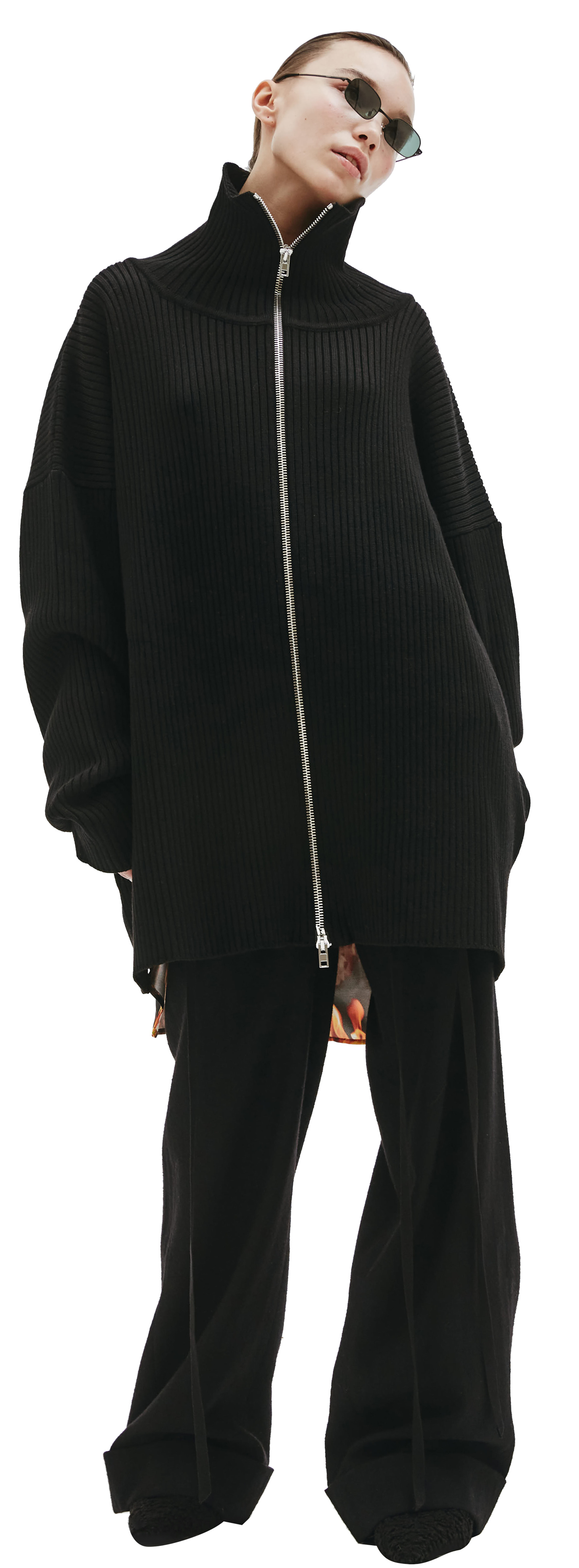 VETEMENTS Шерстяной кардиган на молнии