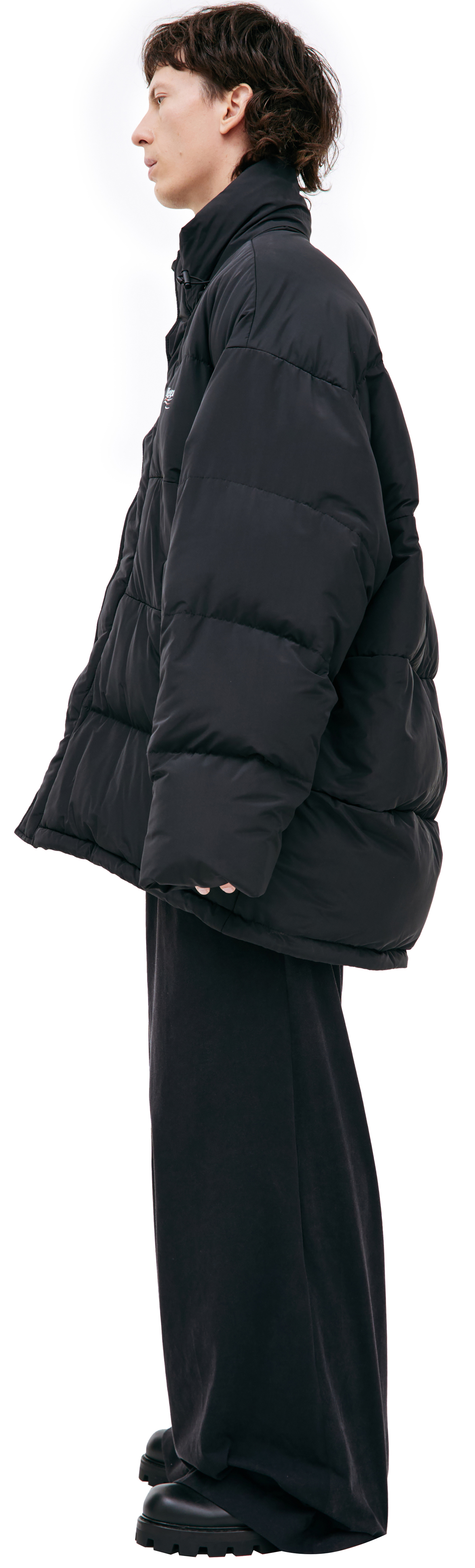 Balenciaga Оверсайз пуховик с логотипом