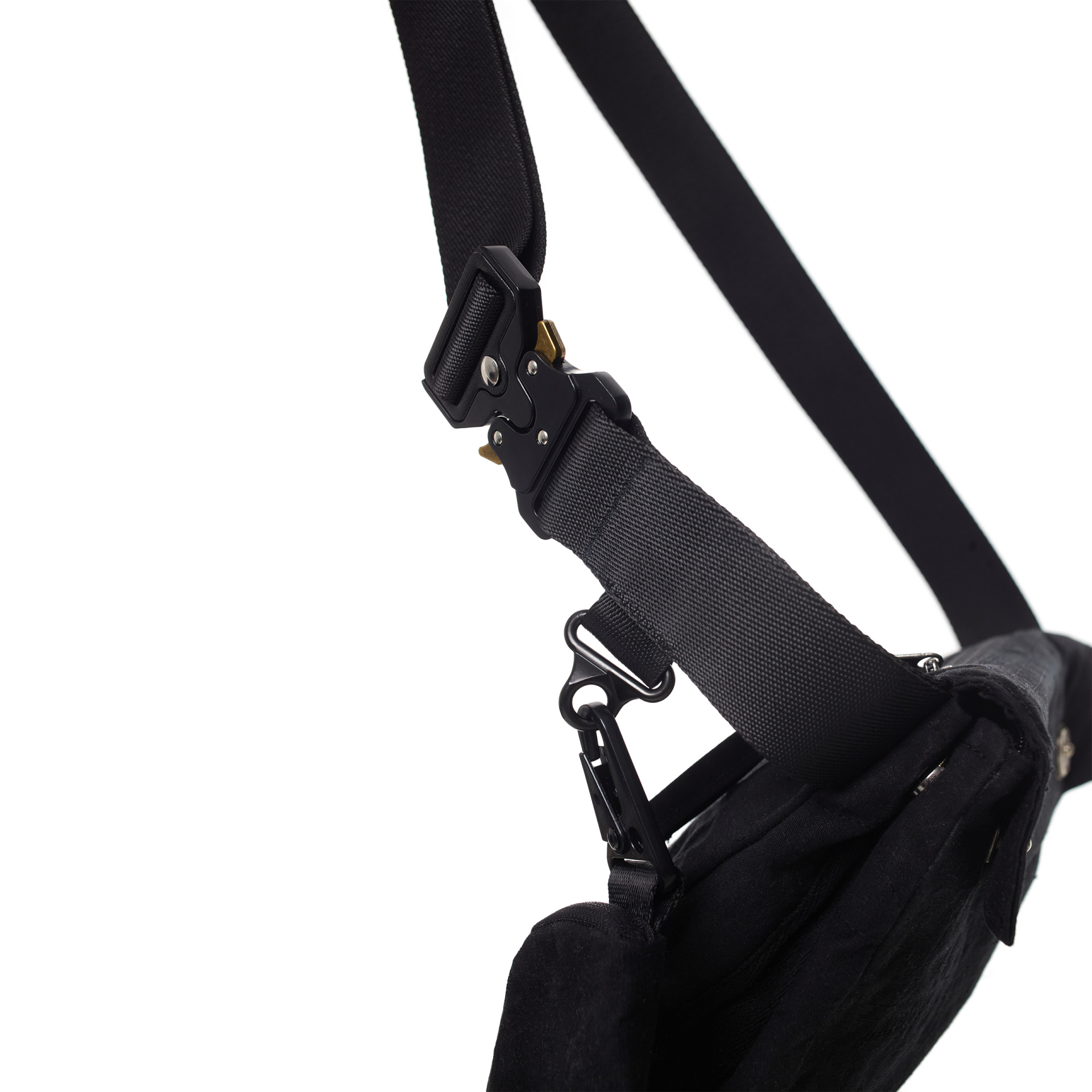 PLANIMETRY Черная сумка на кнопках