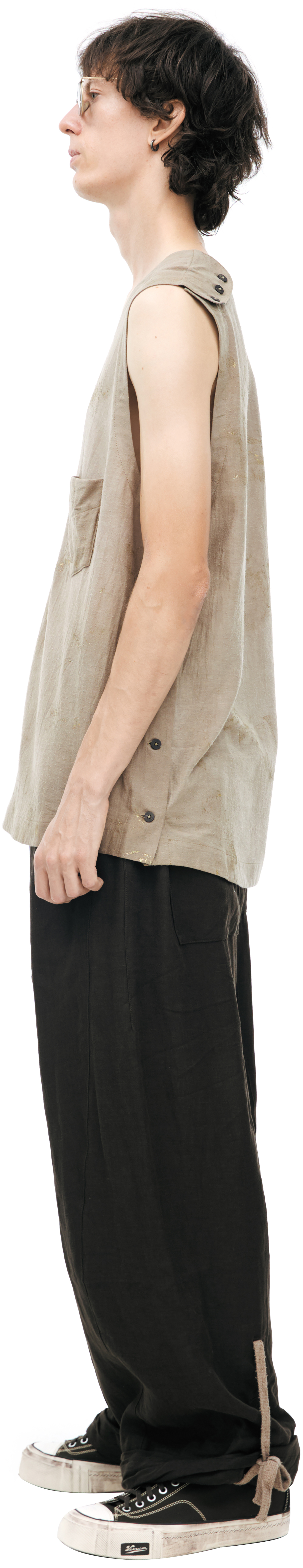 Ziggy Chen Майка GOLD LEAF VEST