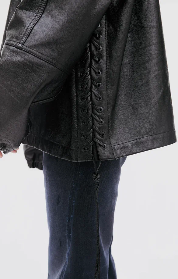Balenciaga Черная куртка из кожи