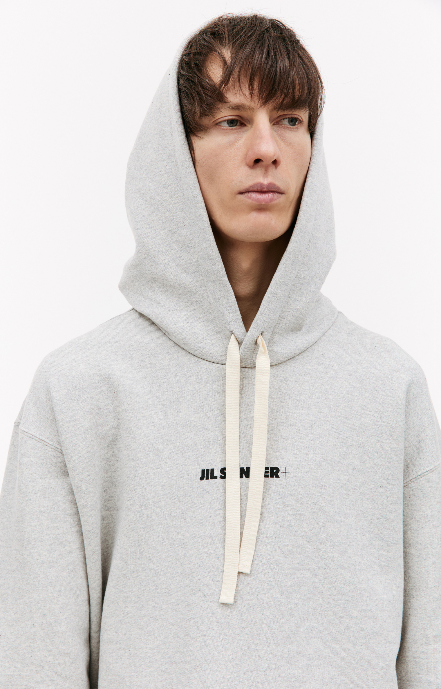 Jil Sander Оверсайз худи с логотипом