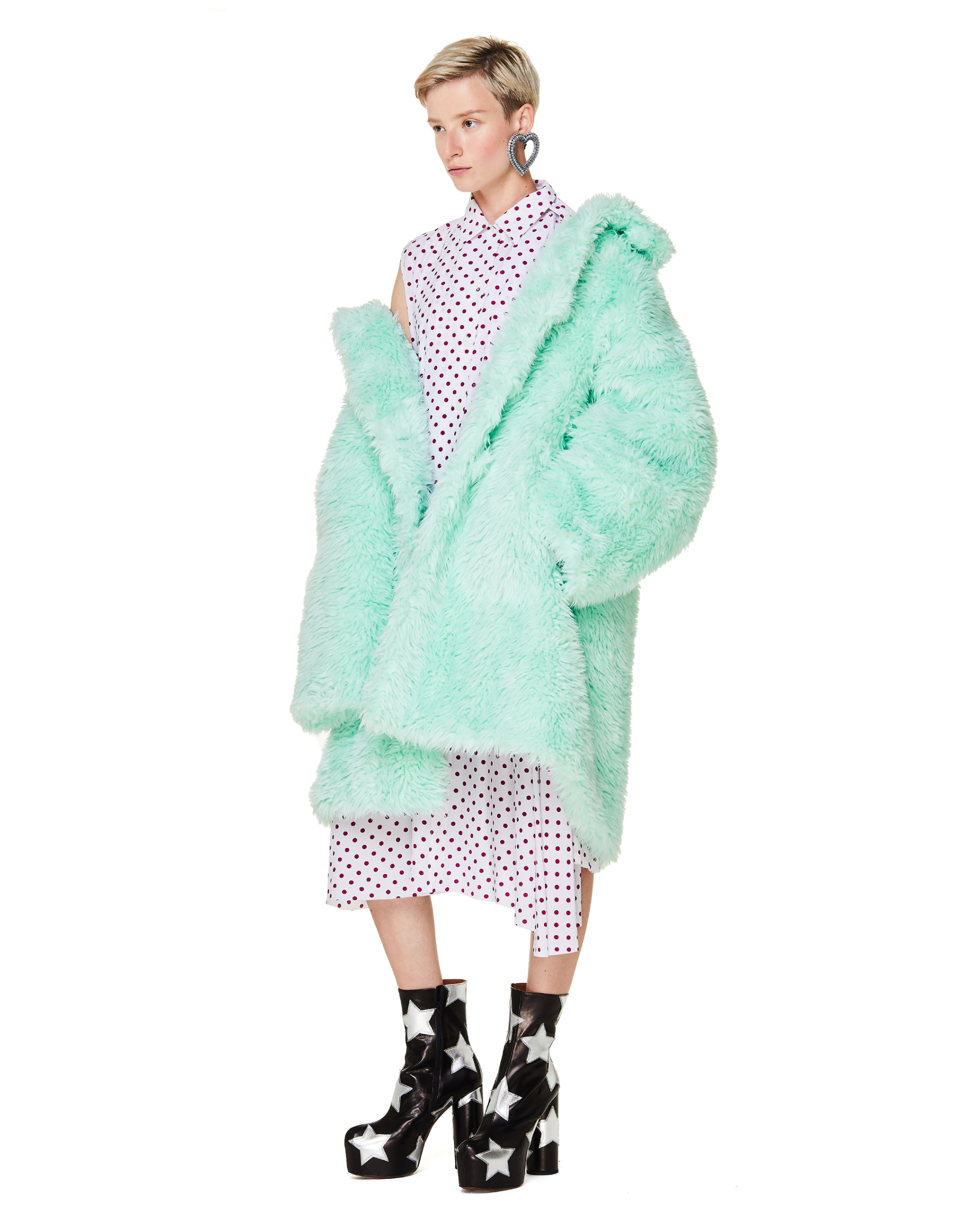 Balenciaga Шуба Swing из искусственного меха