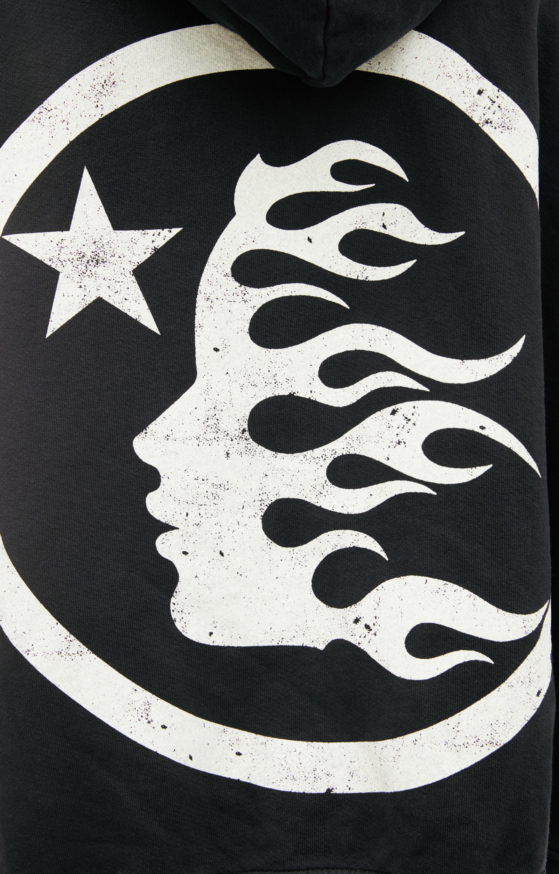 Hellstar Черное худи с принтом