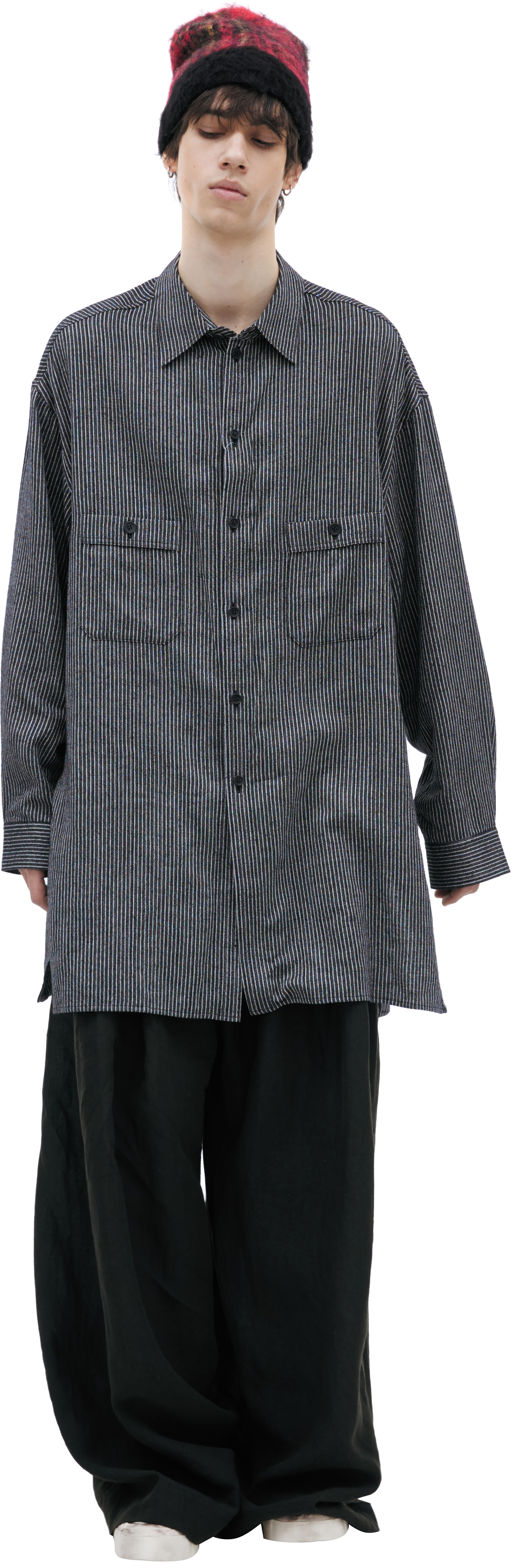 Yohji Yamamoto Удлиненная рубашка