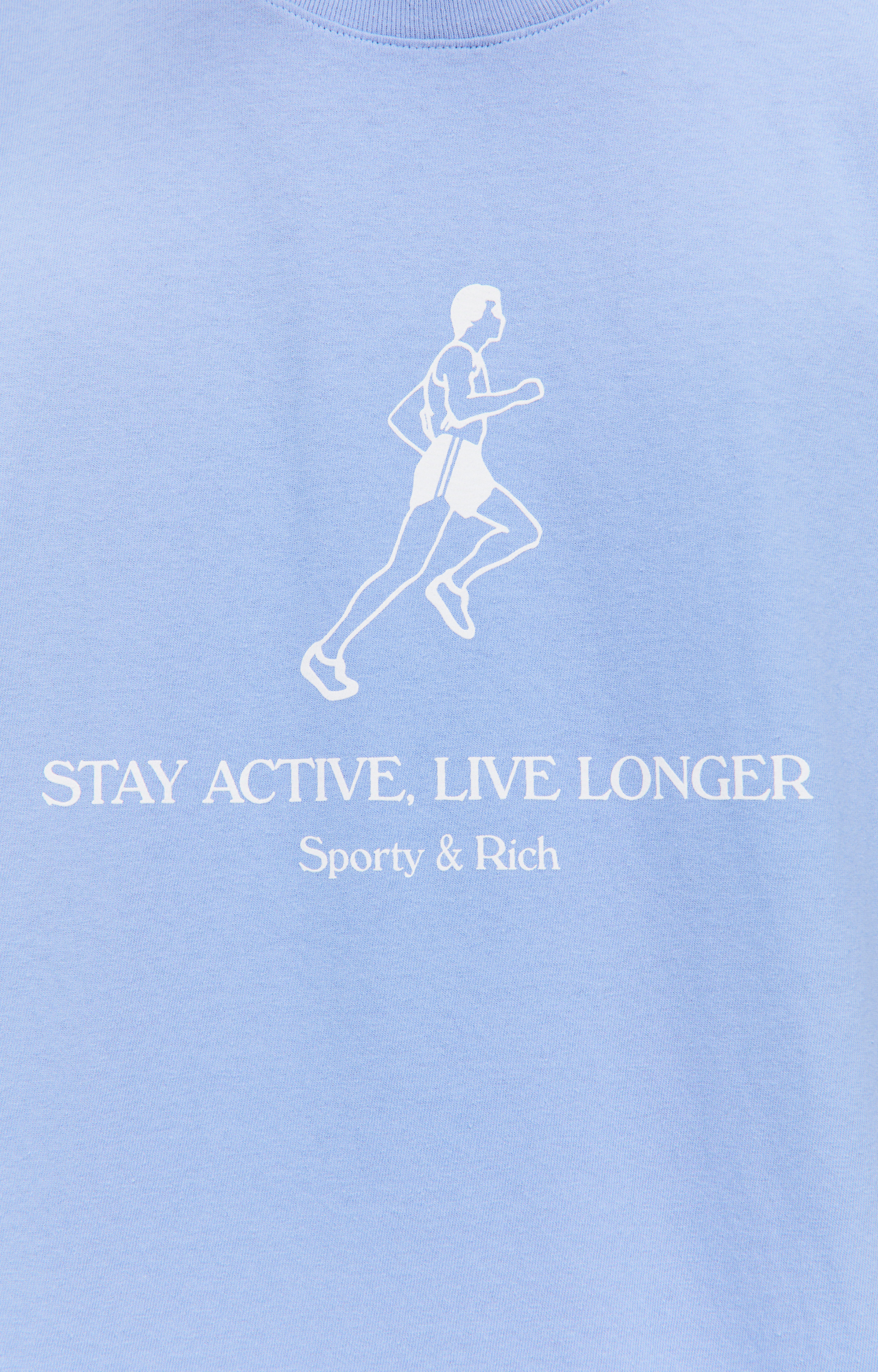 SPORTY & RICH Футболка с принтом \'Stay active\'
