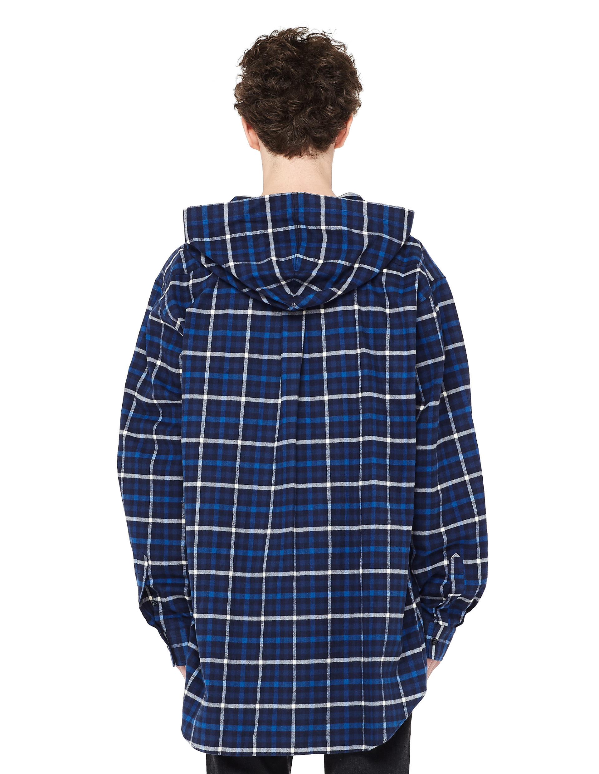 Balenciaga Хлопковая рубашка в клетку