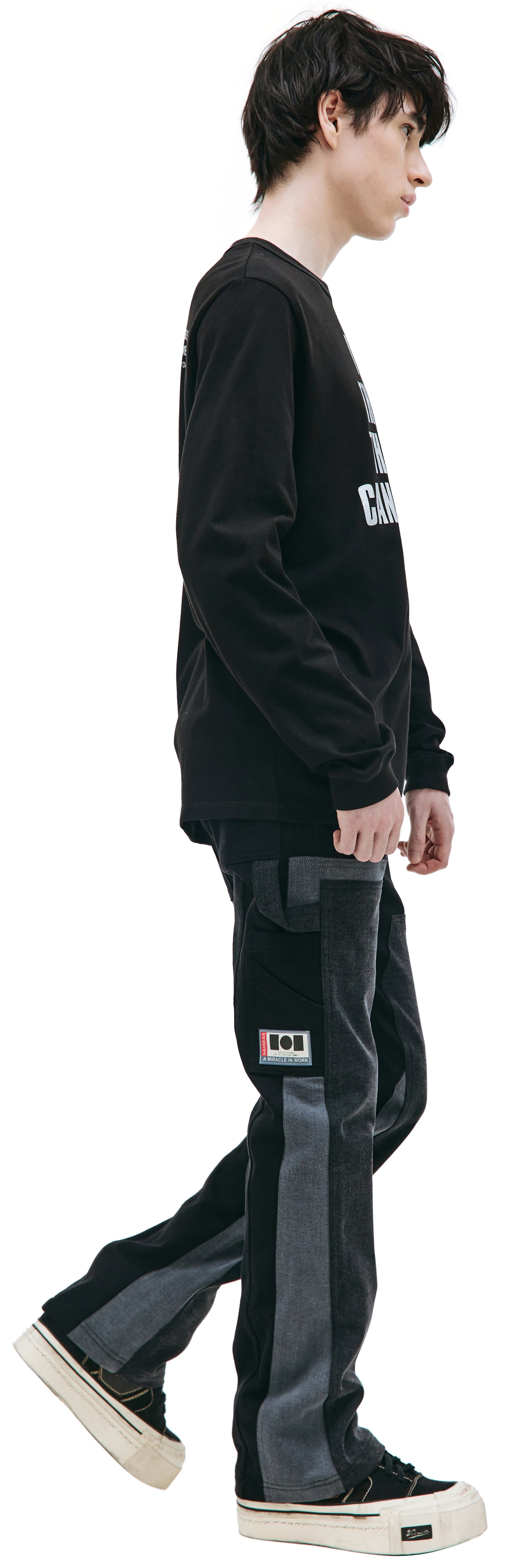 Midnight Studios Хлопковый лонгслив с принтом