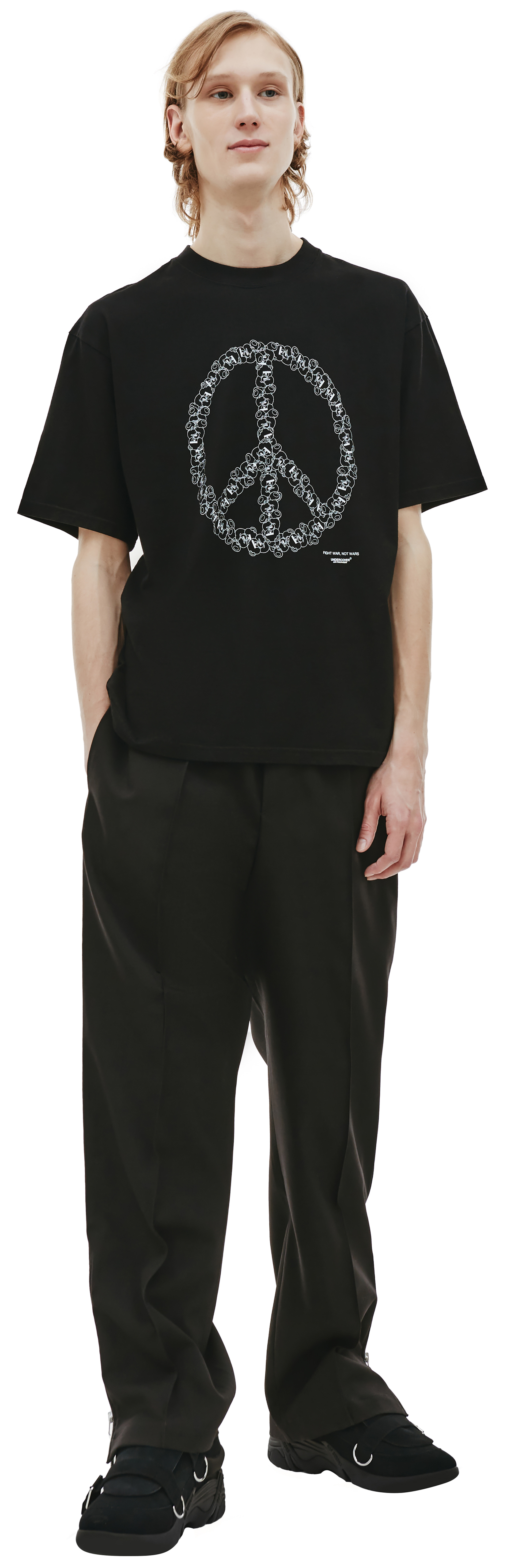 Undercover Черная футболка Fight War