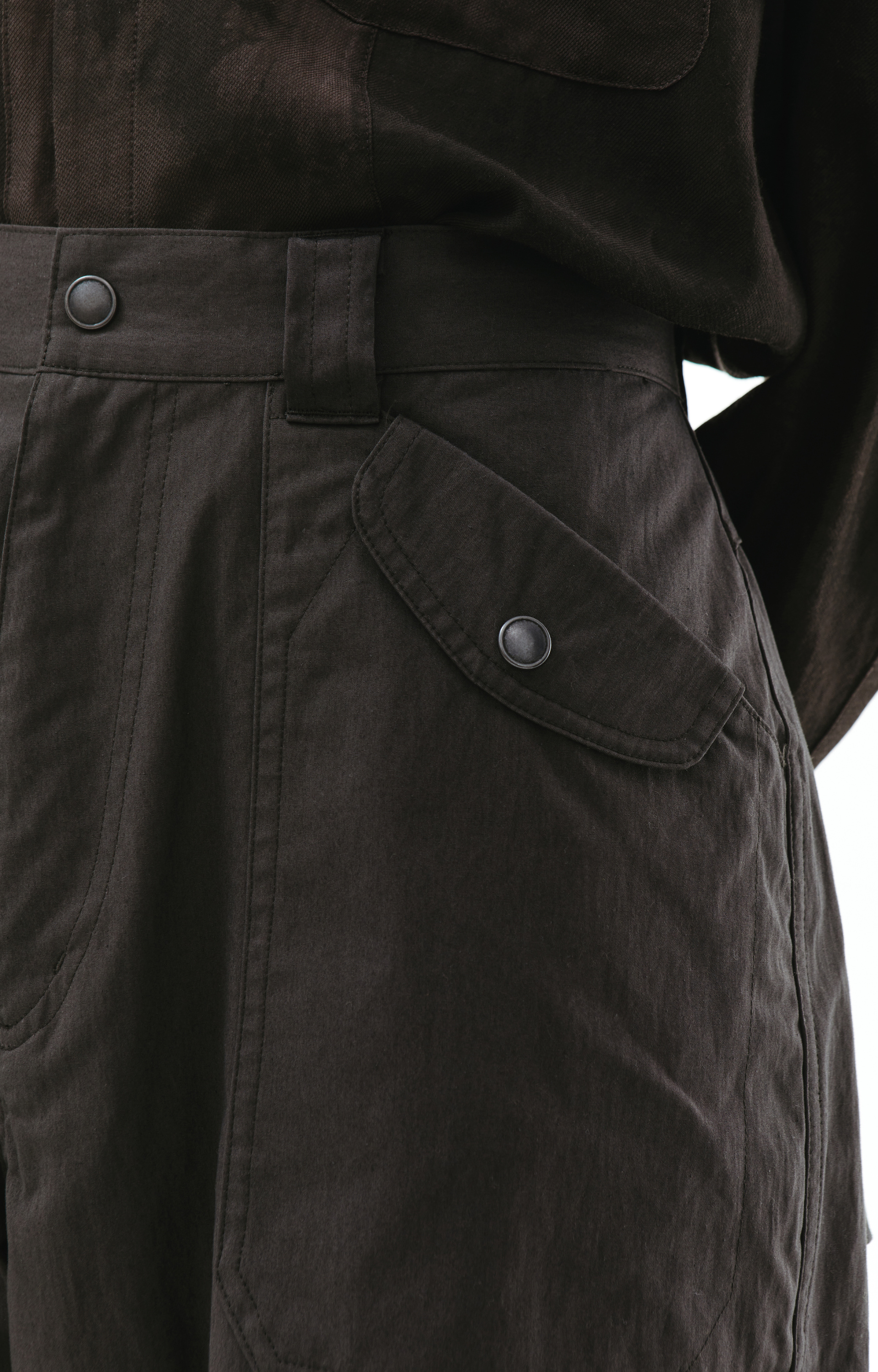 Children of the discordance Широкие брюки-карго с карманами