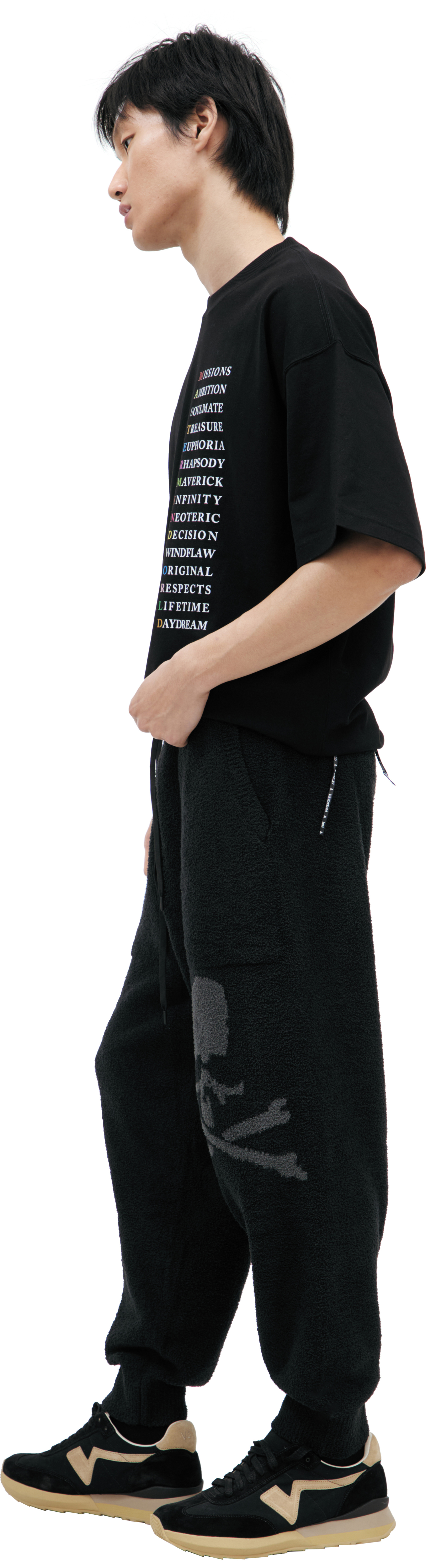 Mastermind WORLD Махровые брюки с логотипом