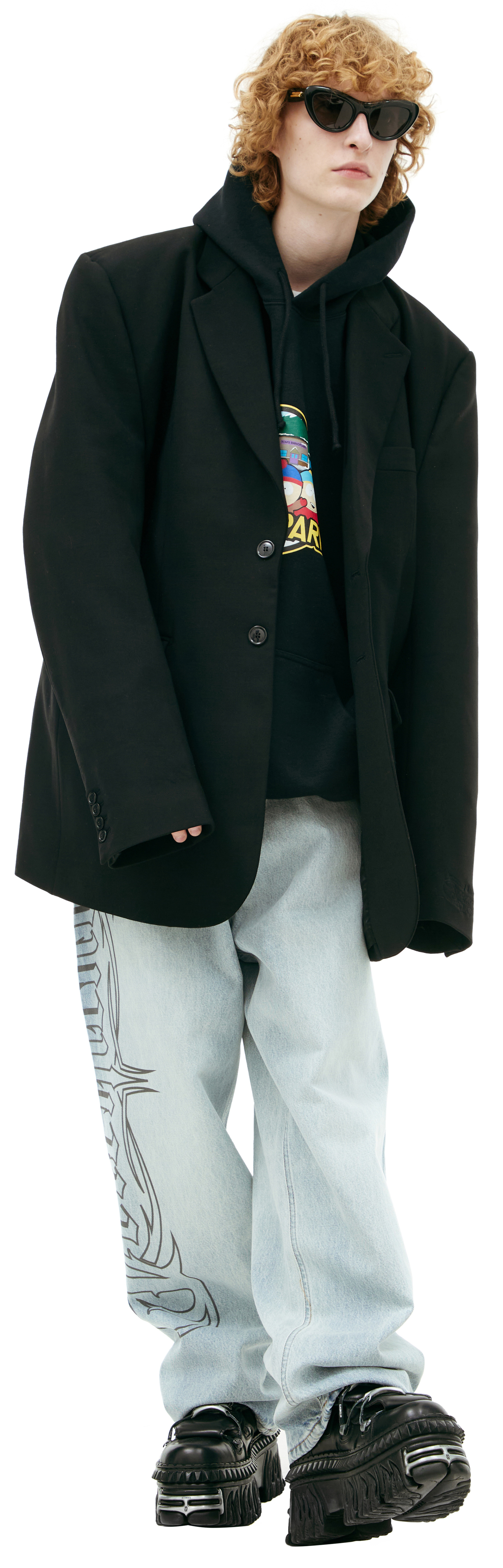 VETEMENTS Пиджак с вышивкой