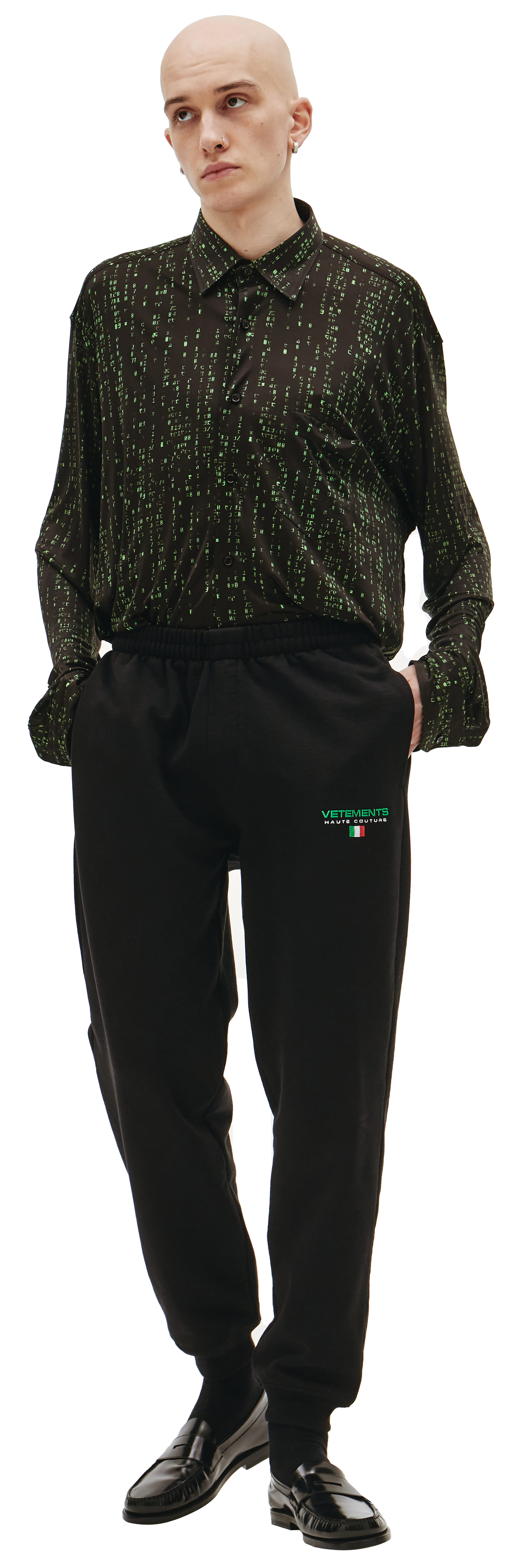 VETEMENTS Спортивные брюки с вышитым логотипом