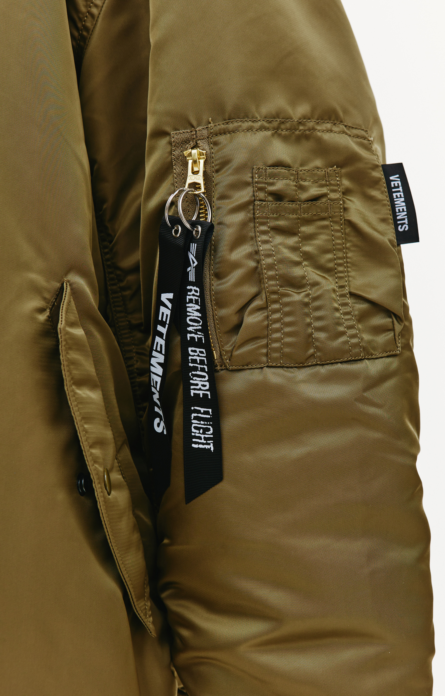 VETEMENTS Двойной бомбер VETEMENTS х Alpha Industries