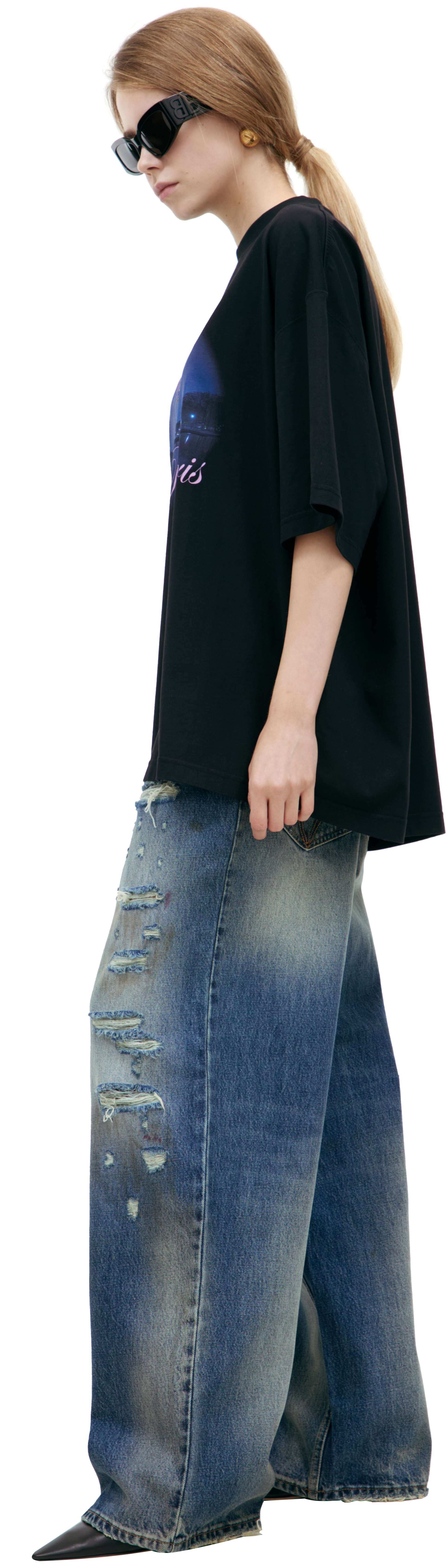 VETEMENTS Футболка с принтом Paris