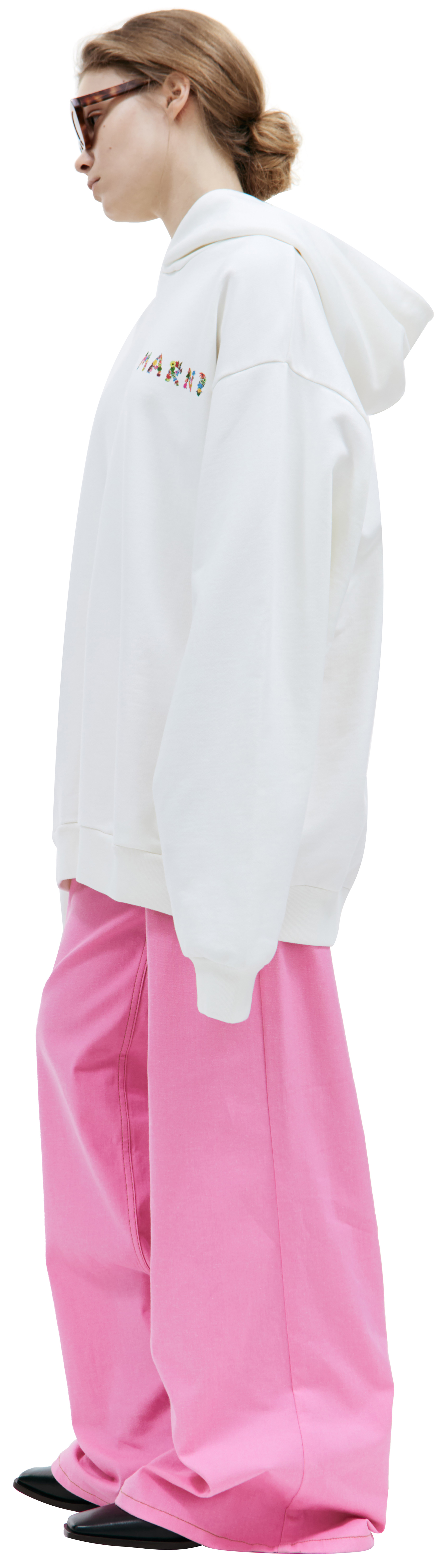 Marni Оверсайз худи с принтом