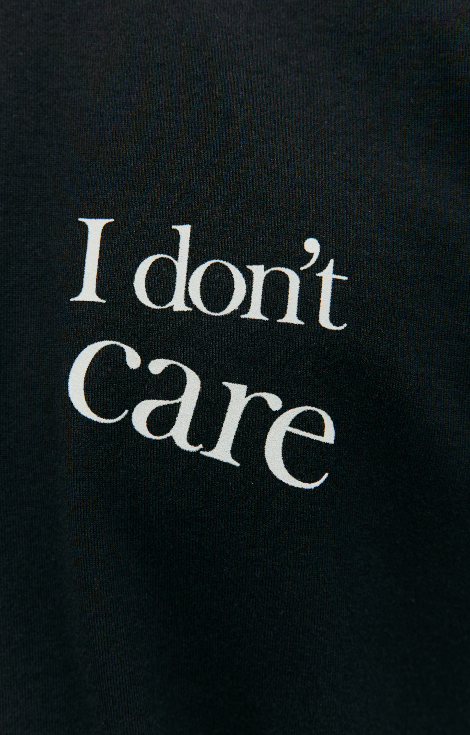 Undercover Футболка с принтом \'I don\'t care\'