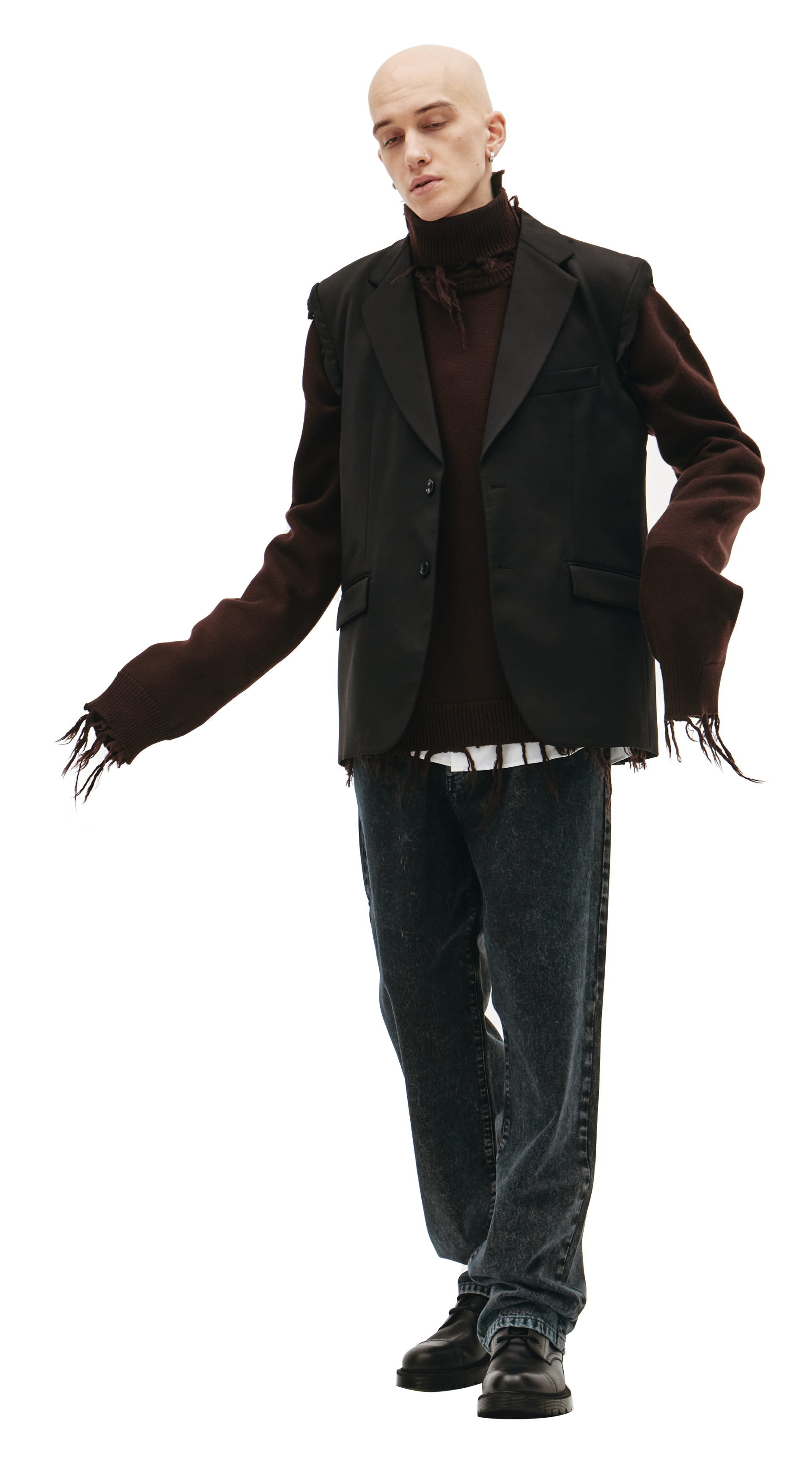 VETEMENTS Оверсайз пиджак без рукавов