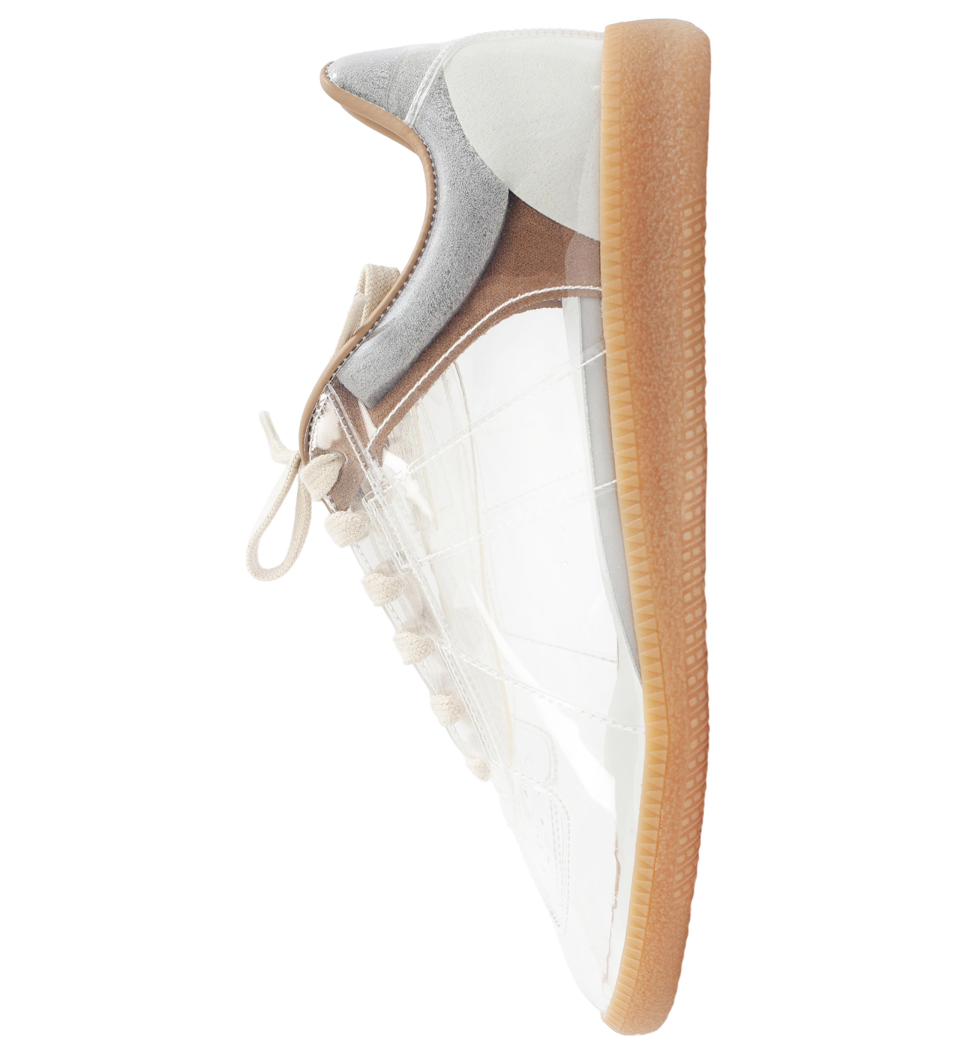 Maison Margiela Прозрачные кеды Replica с серым задником