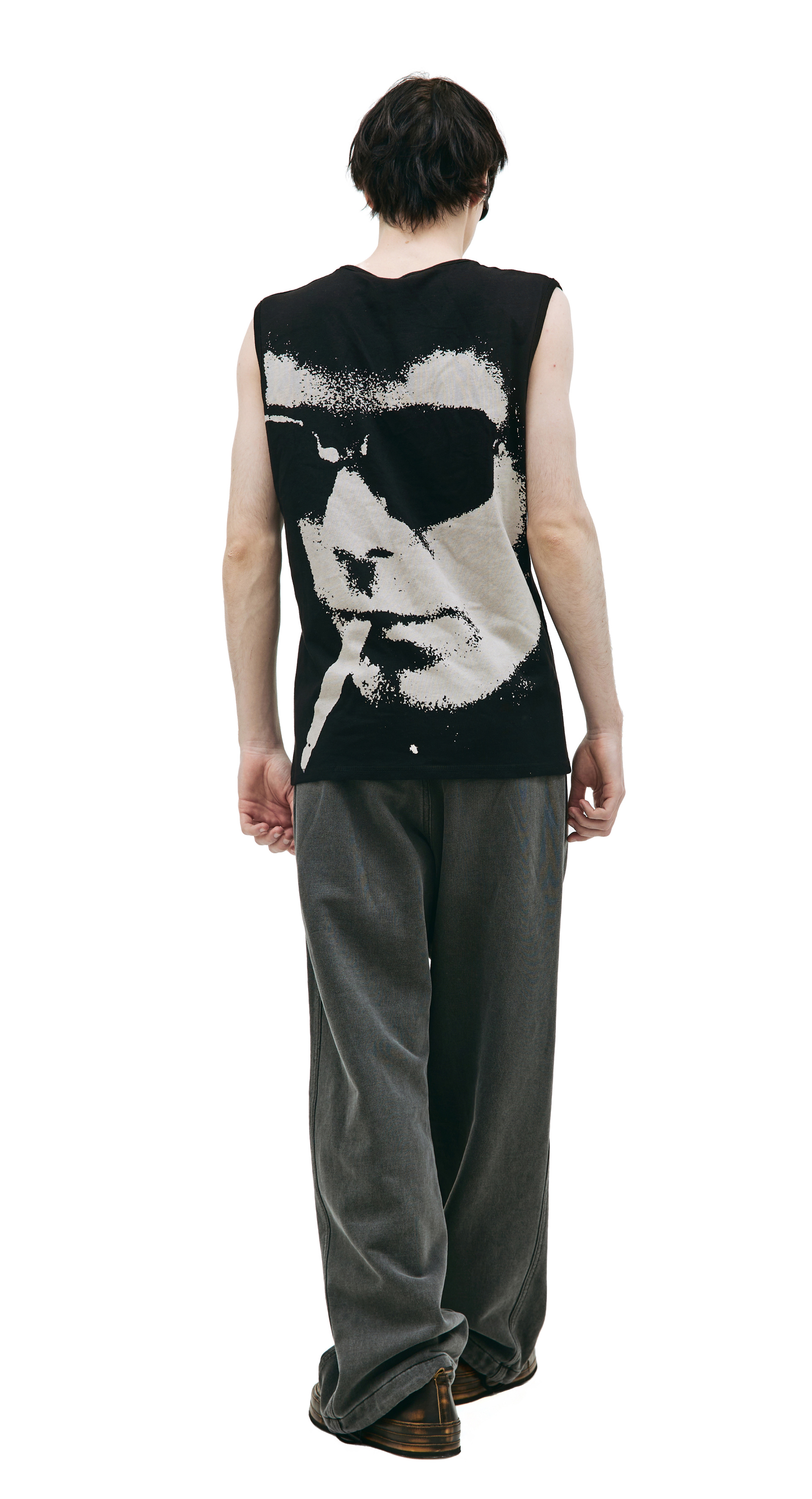 Midnight Studios Черная майка с принтом